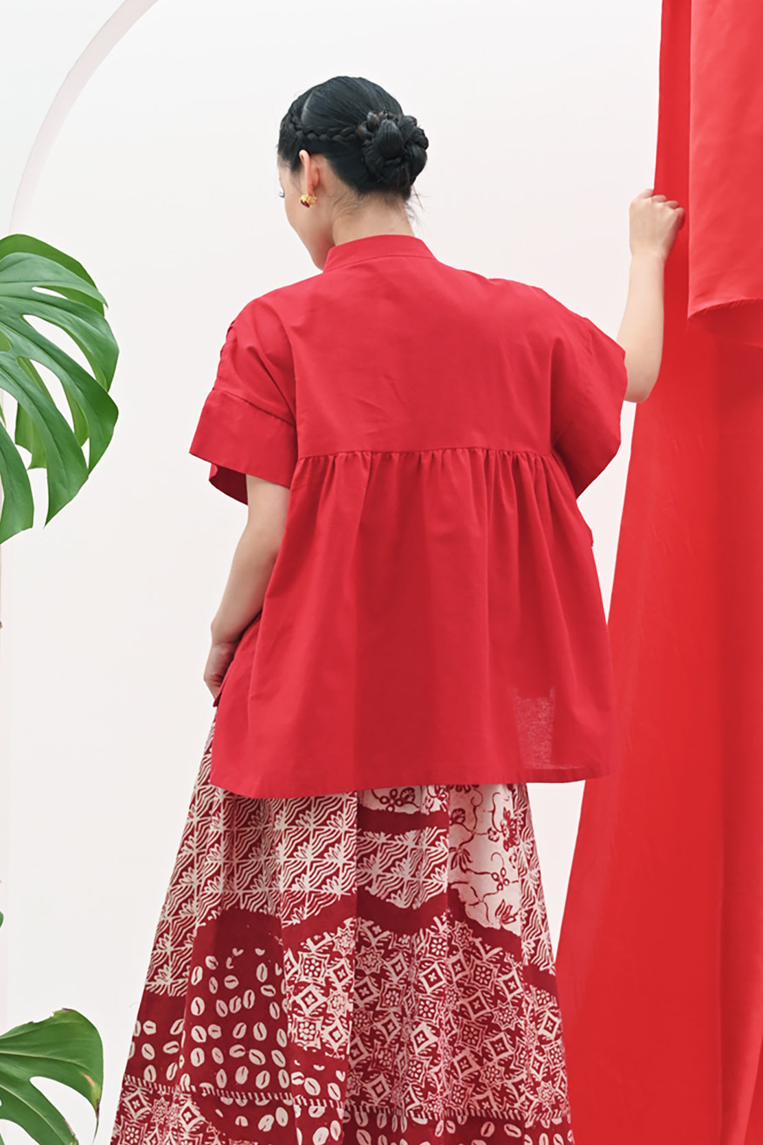 Bravery Red Cotton T3135