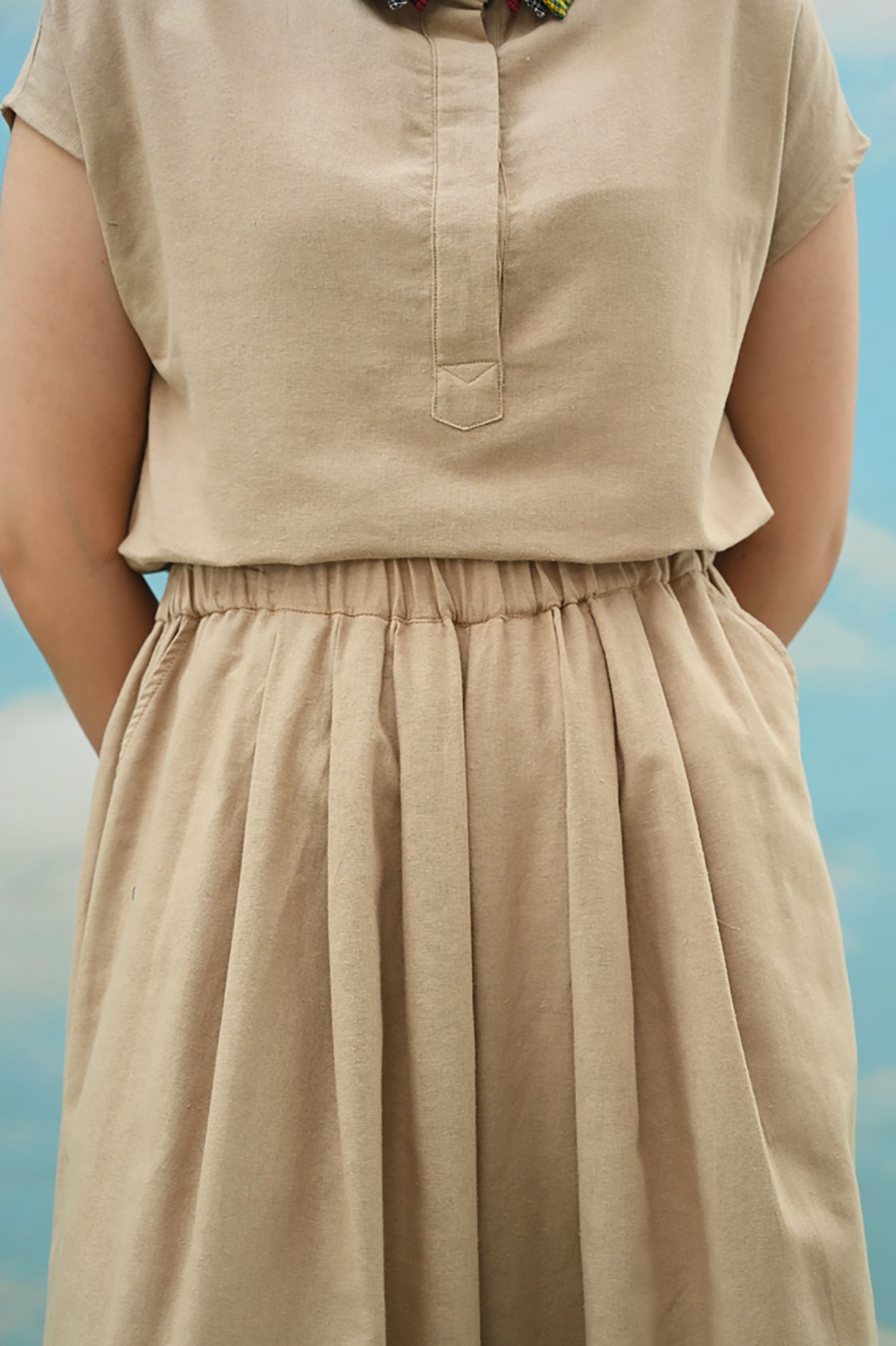 Midi Pants Brown PART0273