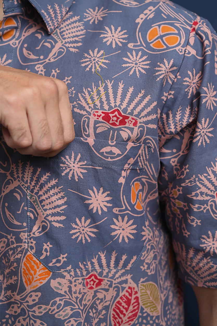 Betawi Grey Short M0306