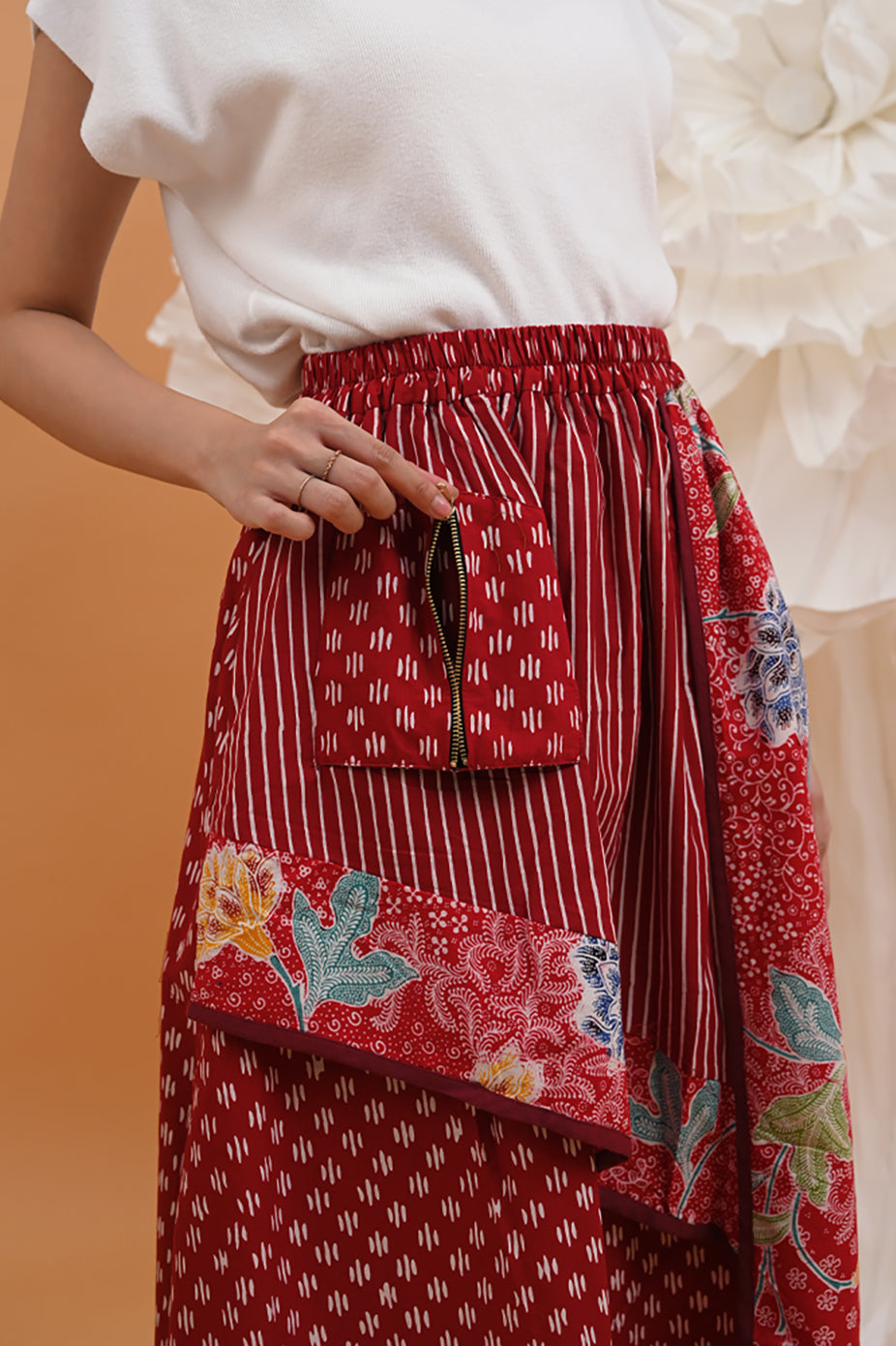 Vini Skirt Encim Red P0407