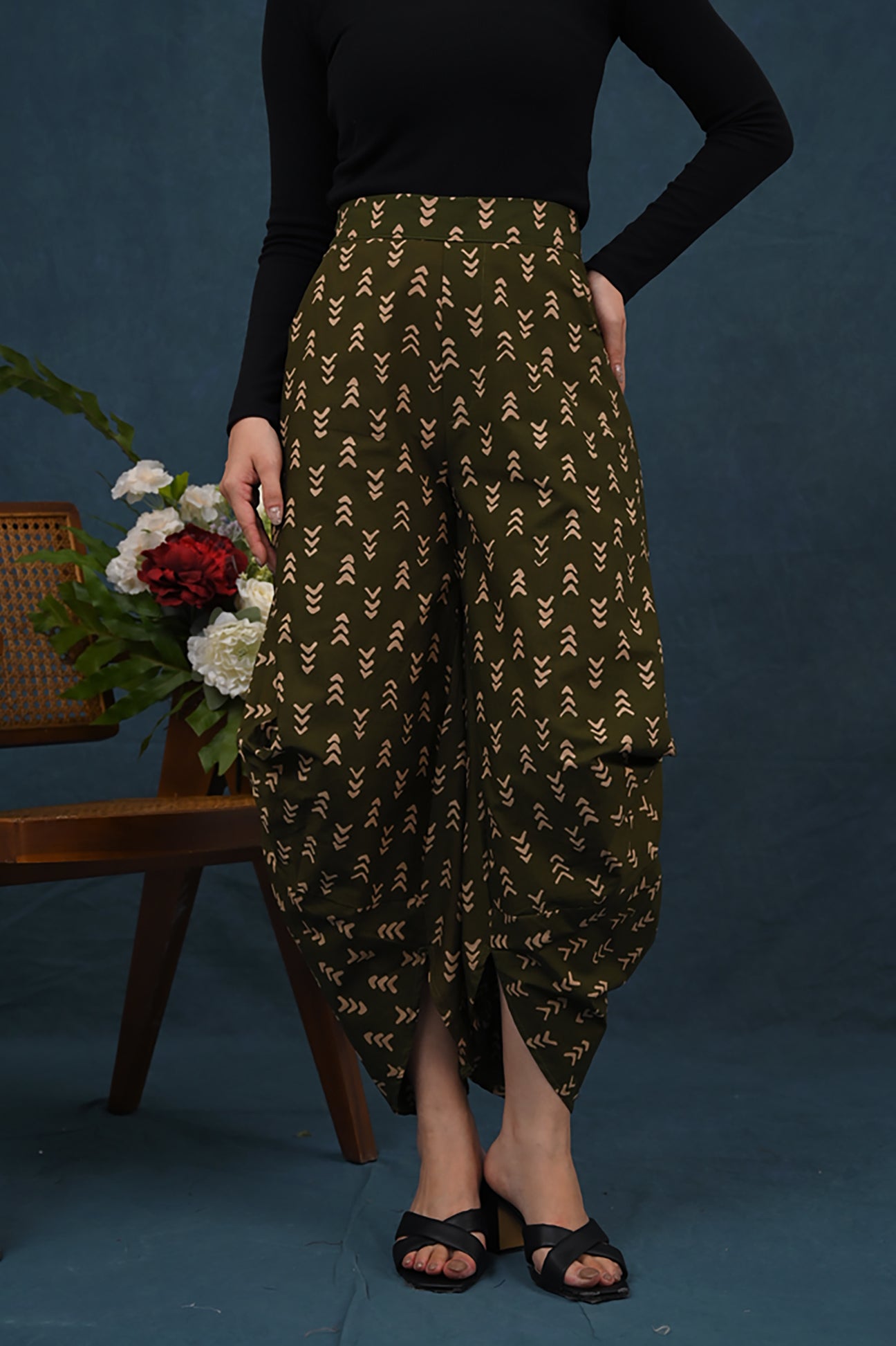 Coral Pants Garut Green P0384