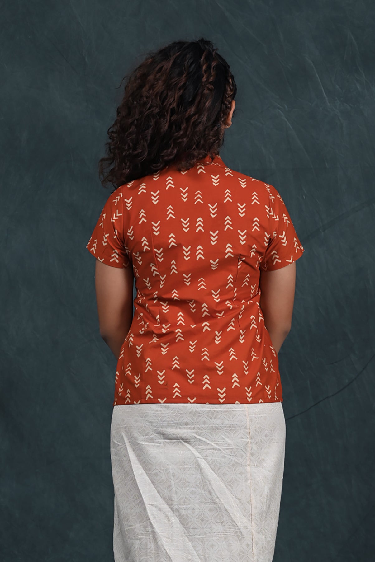 Kebaya Garut Short Orange K0001