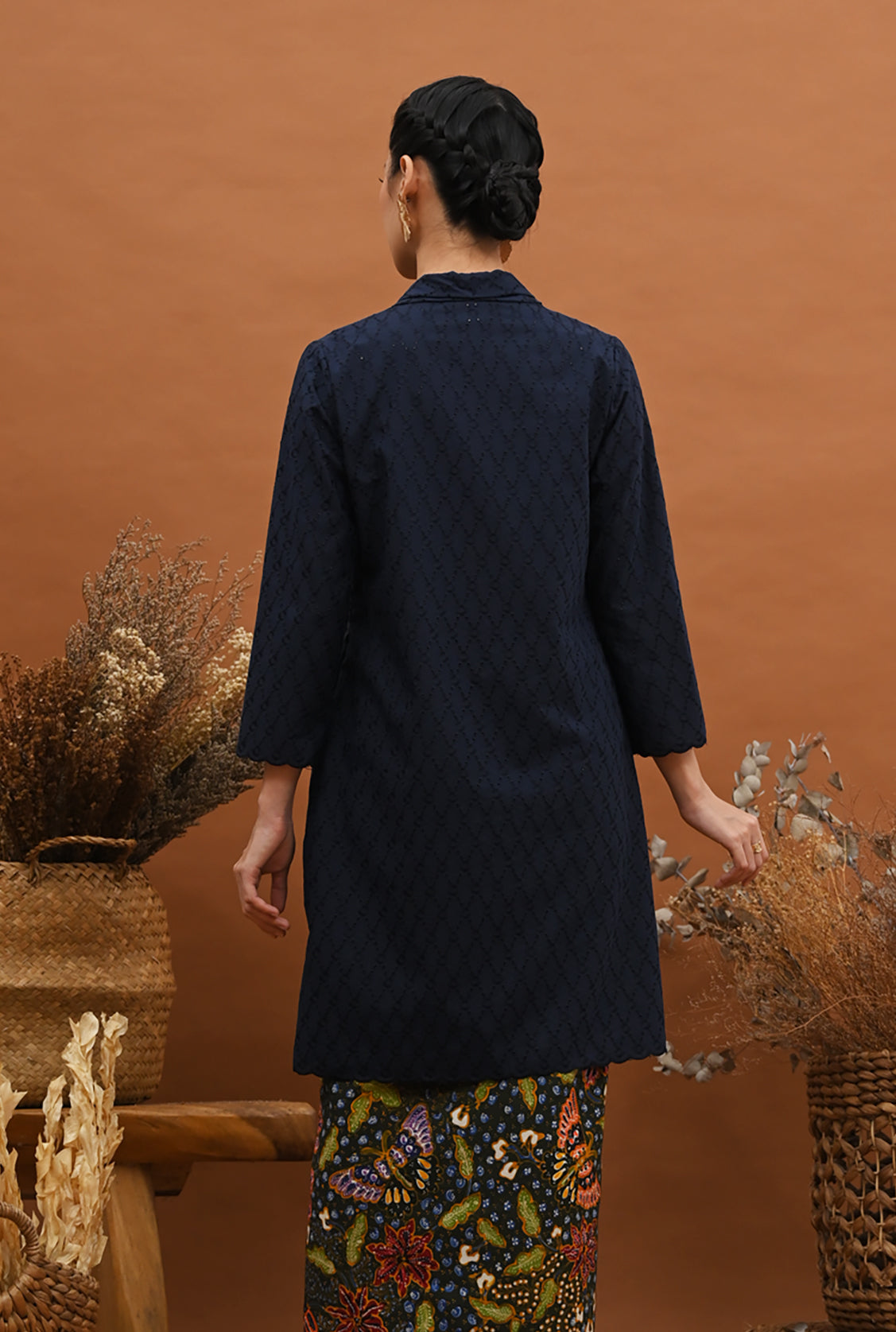 Tunik Kartini Blue Lasem T2855