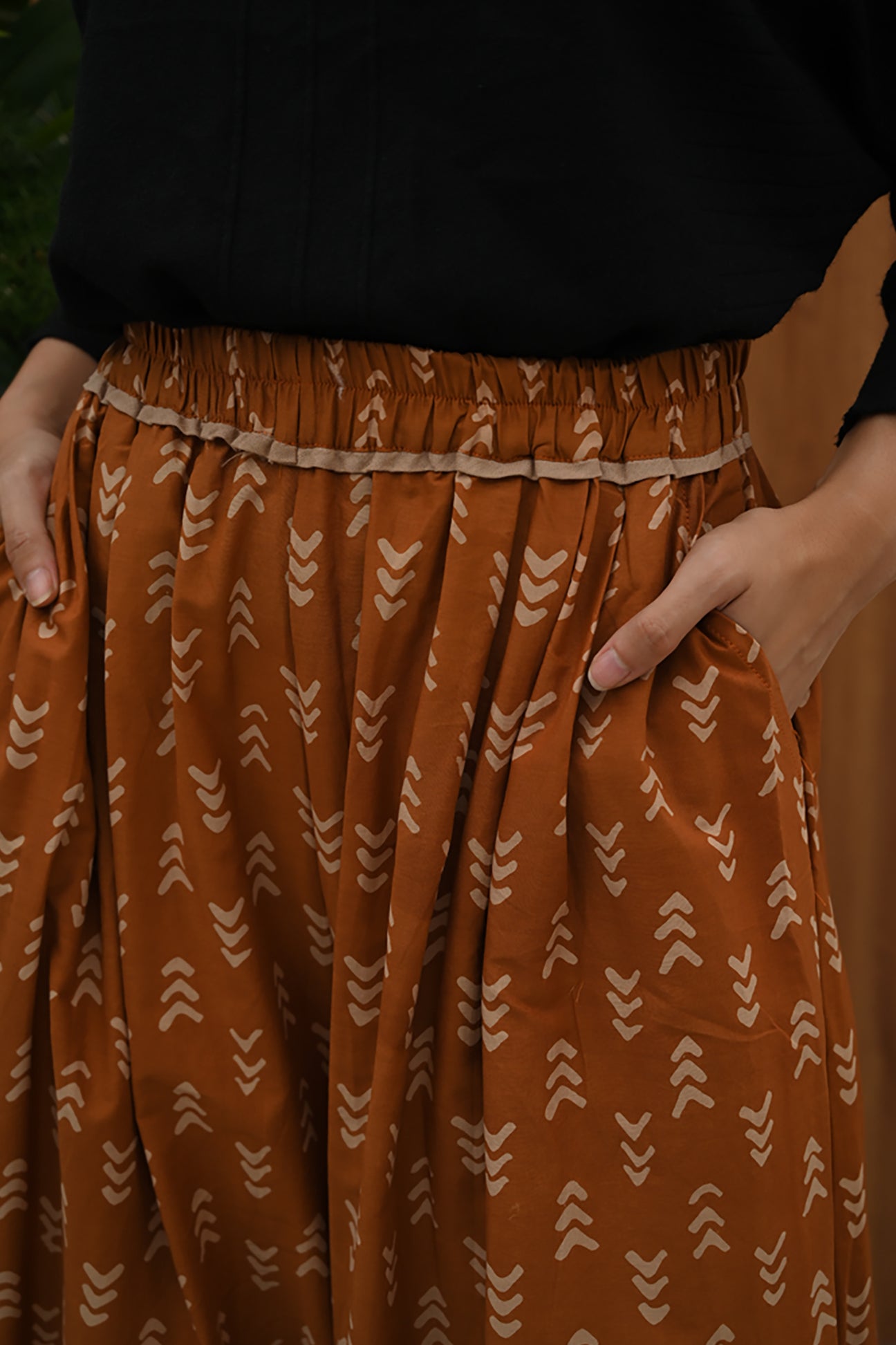 Jani Pants Garut Brown P0337