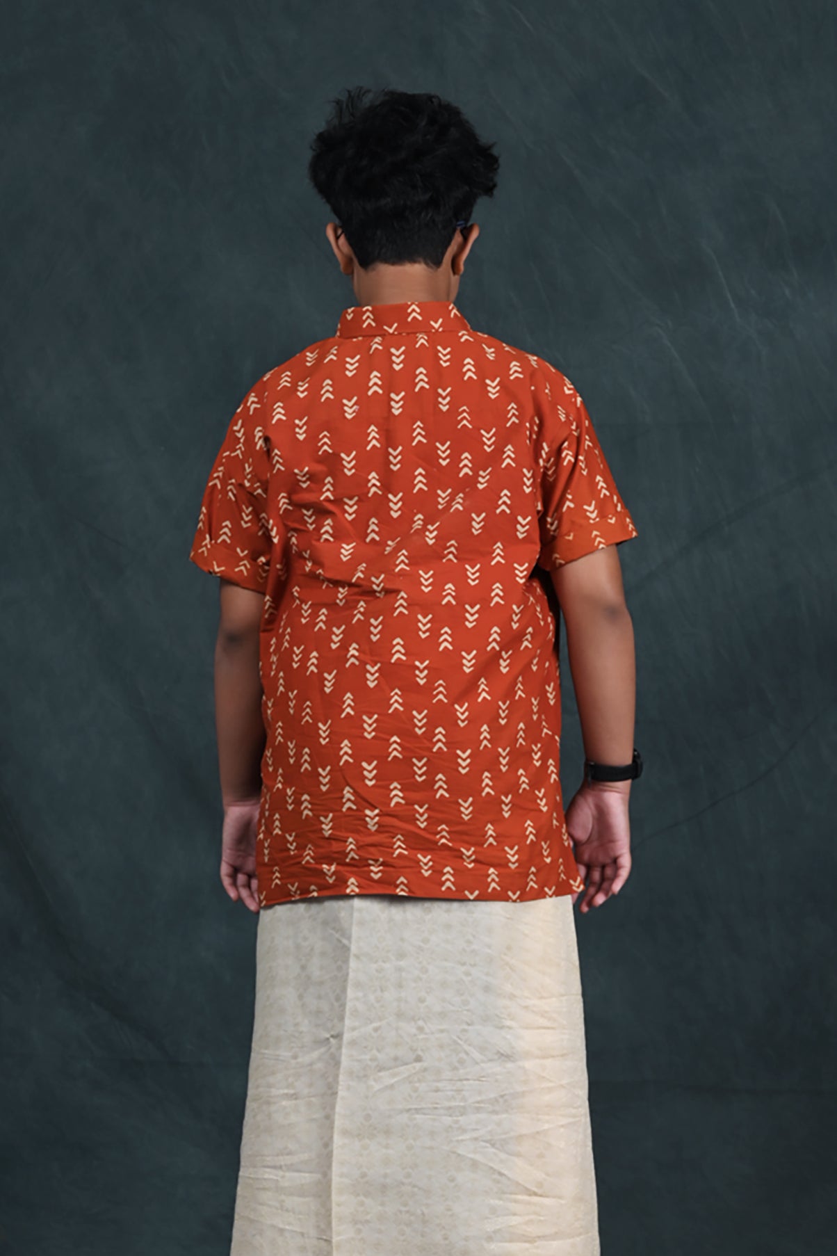Shirt Garut Short Orange K0002