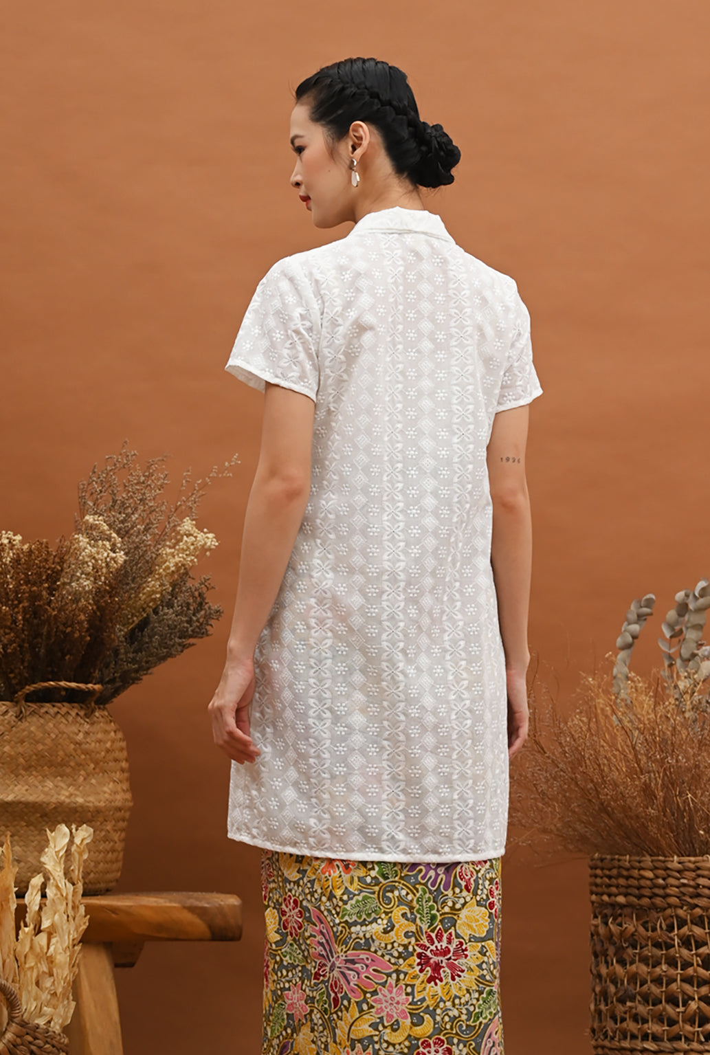 Tunik Kartini White Lasem T2852