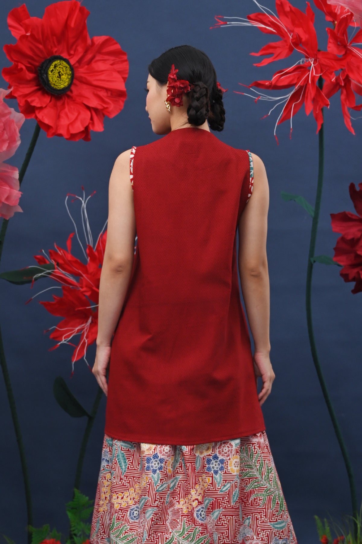 Kebaya Sleeveless Dobi CNY T5297