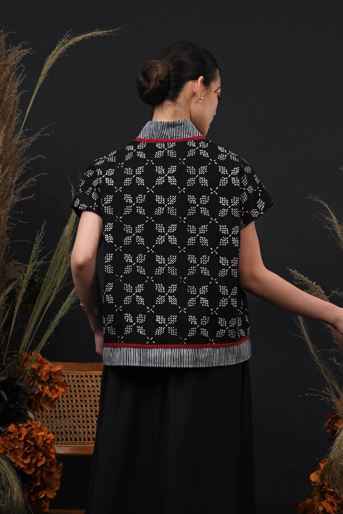 Dhini Sashiko Cemani T6173