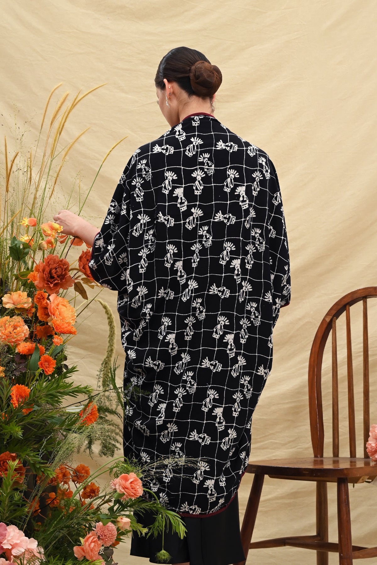 Outer Rayon Black Betawi T5692