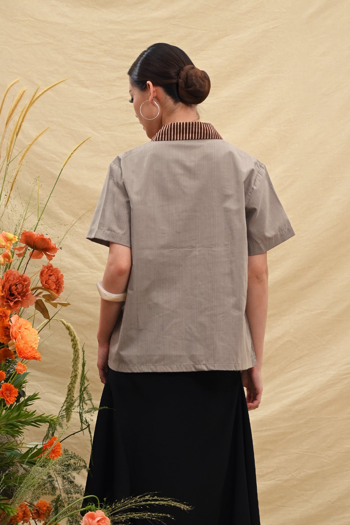 Kebaya Short Grey PART0474