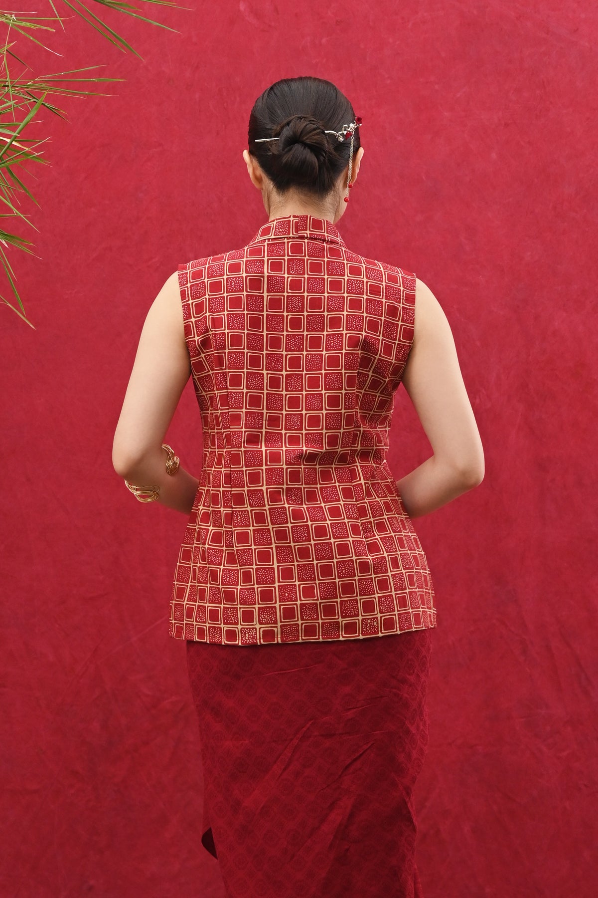 Kebaya Sleeveless Garut CNY T5220