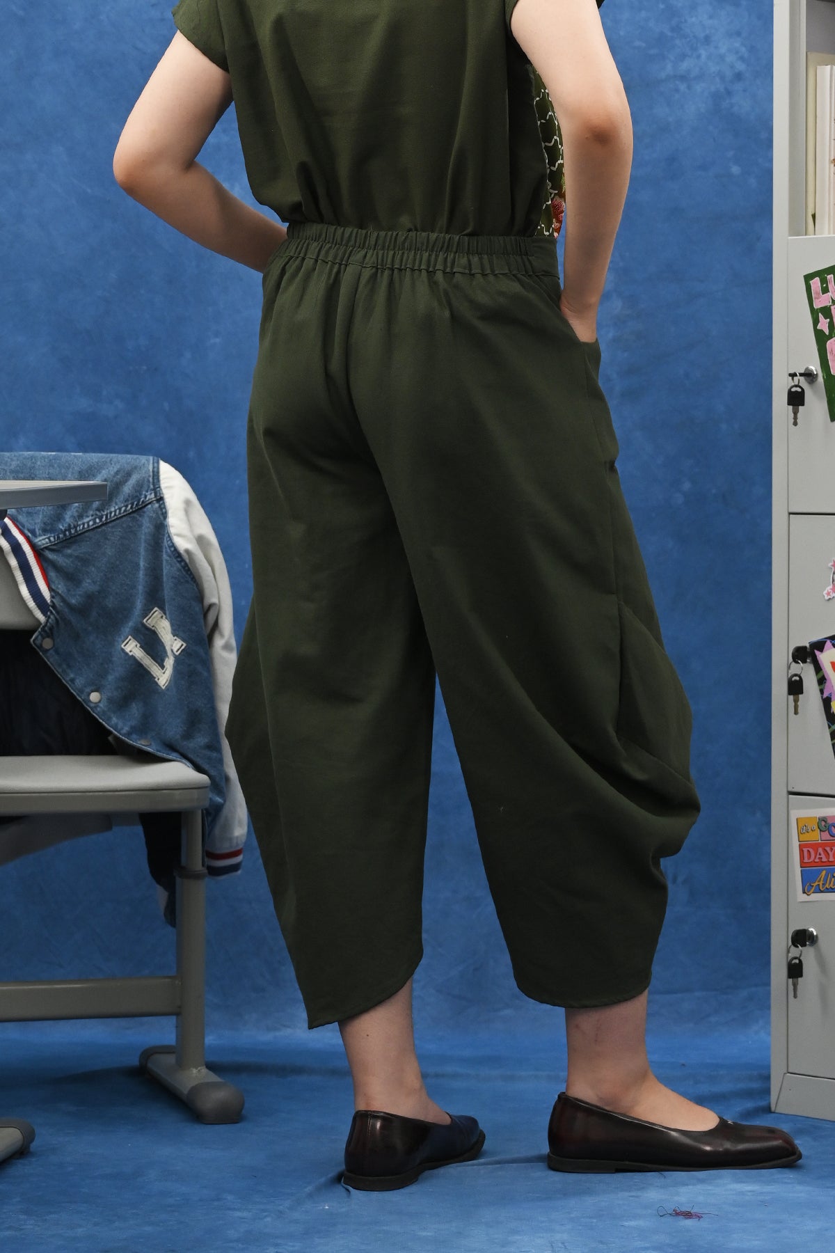Coral Pants basic Green P0663