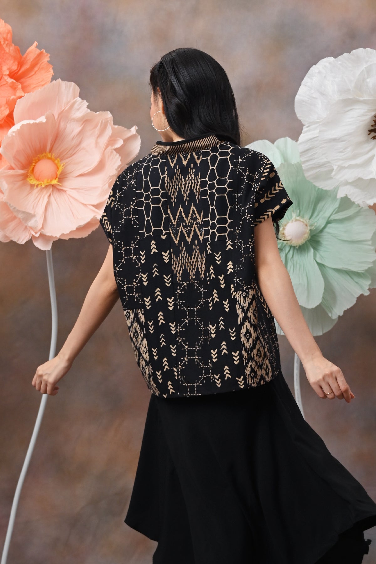 Kebaya Simple Black PART0400