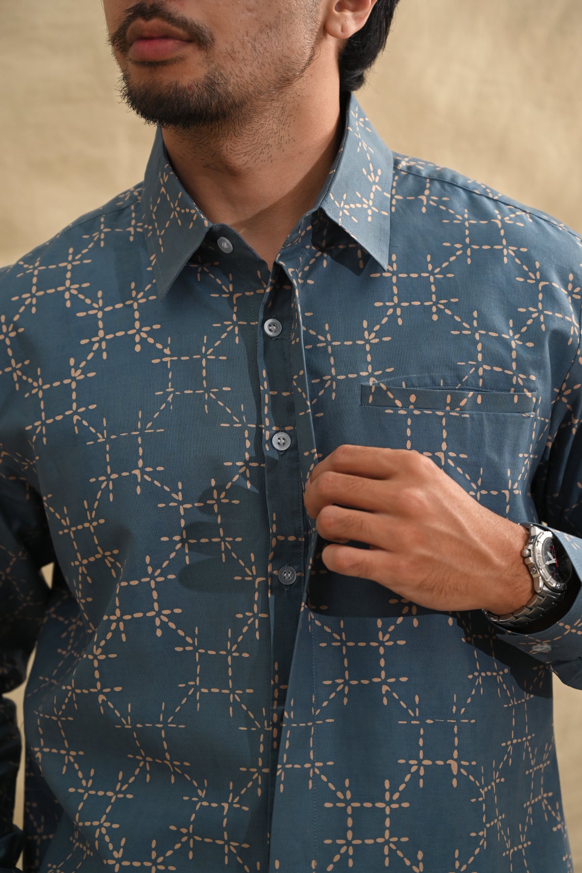 Octogonia Harmoni Blue Long L0181
