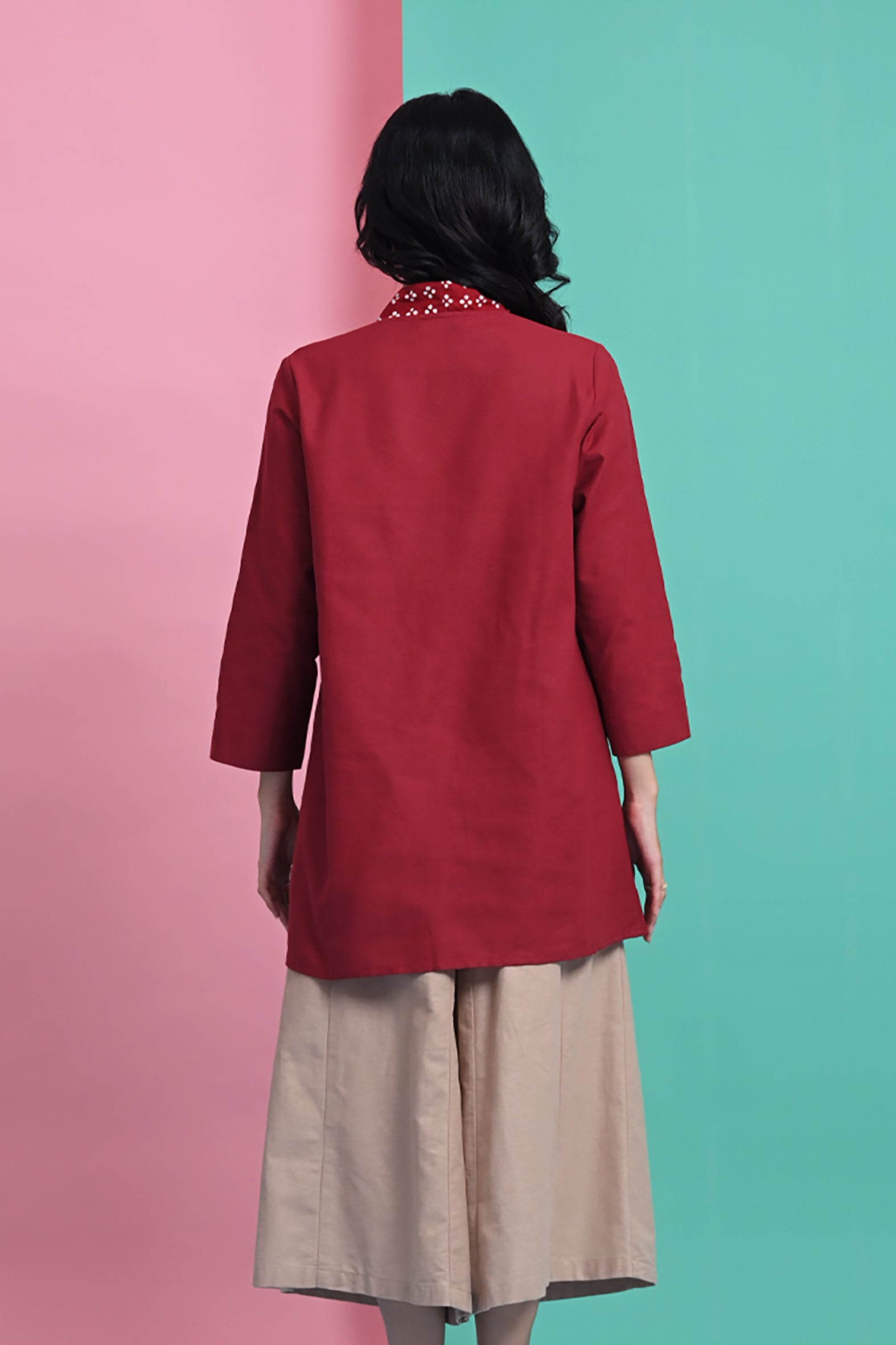 Fitria Red Maroon PART of Mirae PART0290