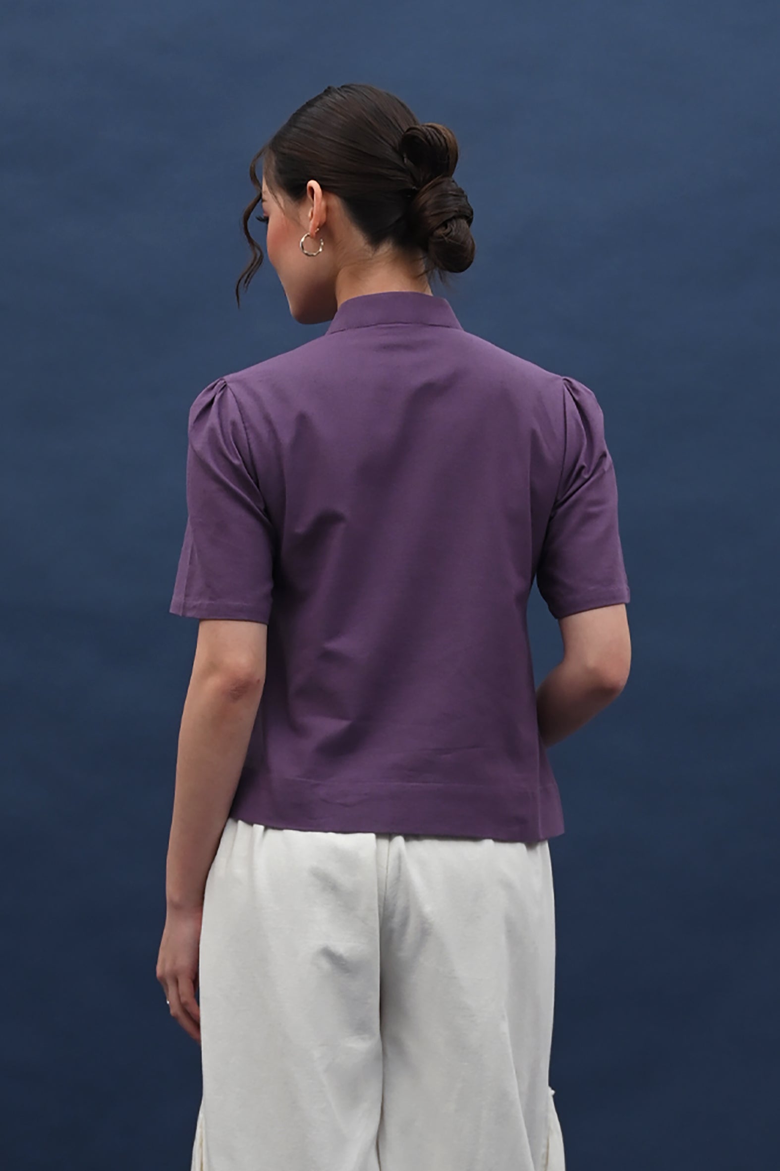 Cahaya Purple Basic T3501