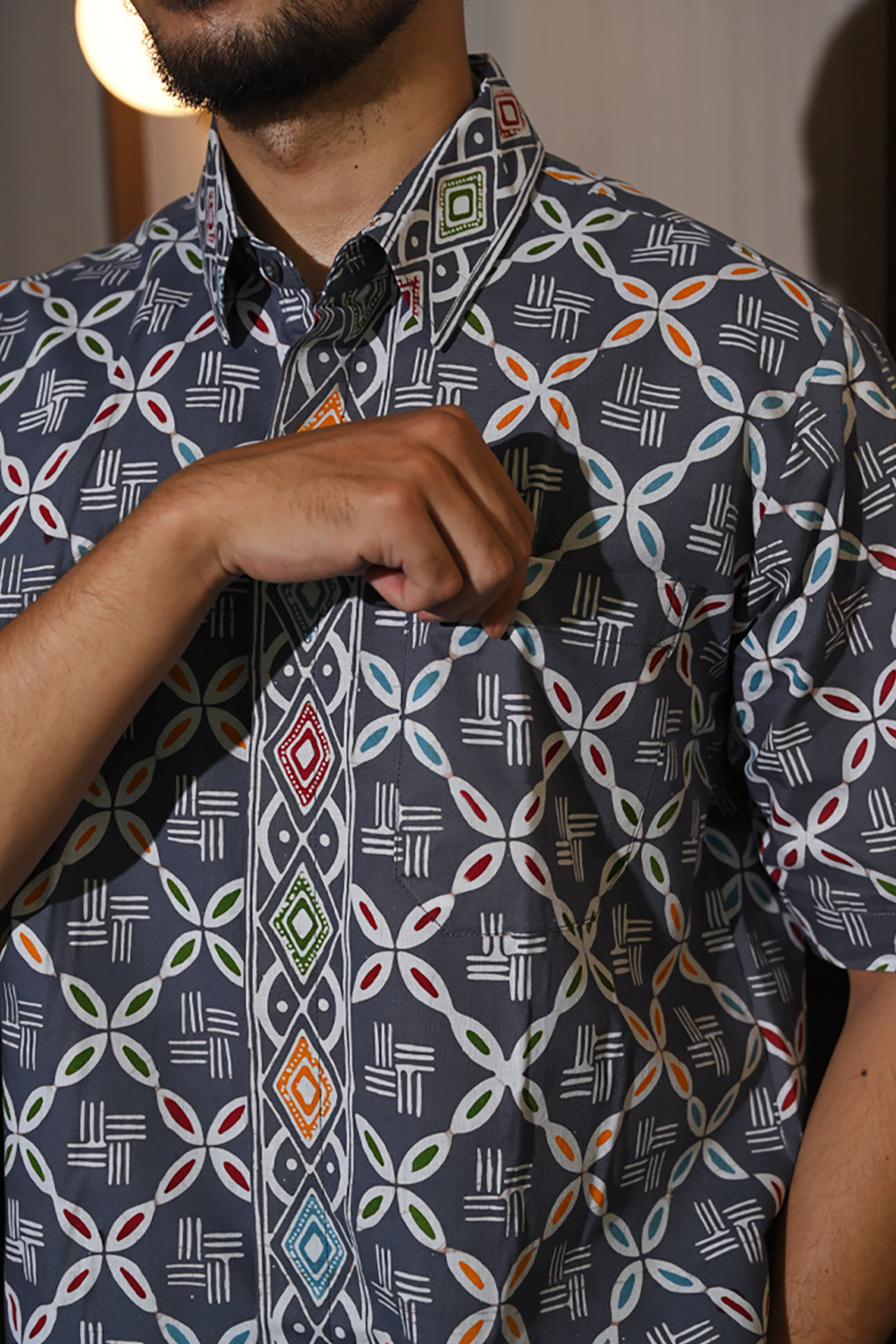 Banara Wonogiren Grey Short M0286