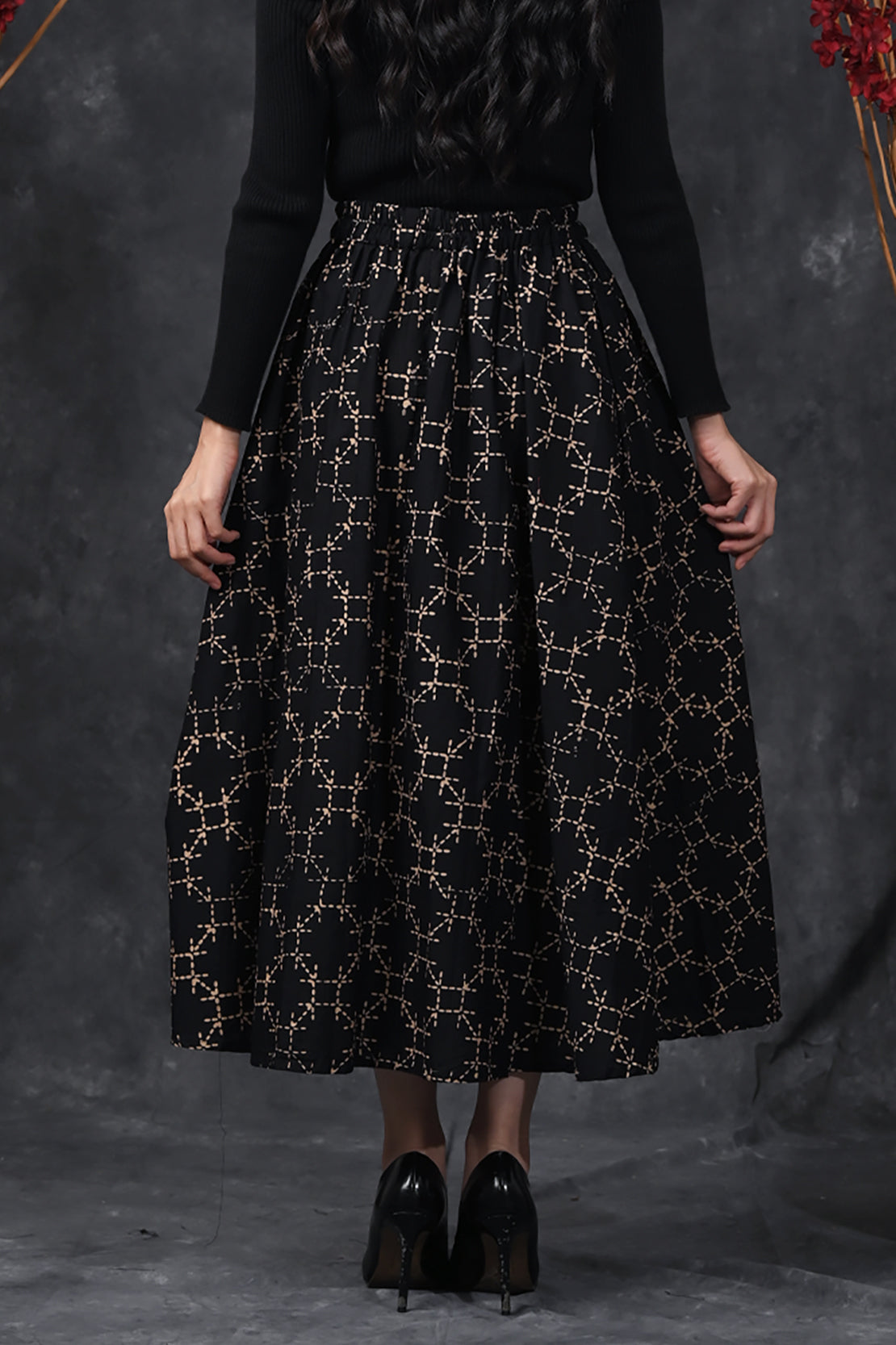 Rosaline Skirt Garut Cemani P0550