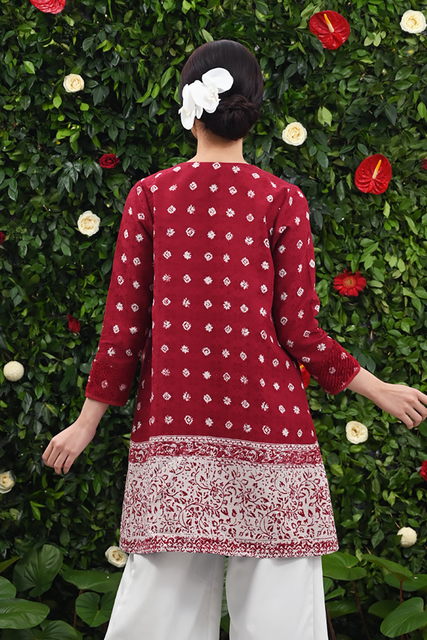 Outer Amasti Dobi Merah Putih Rmb T4447