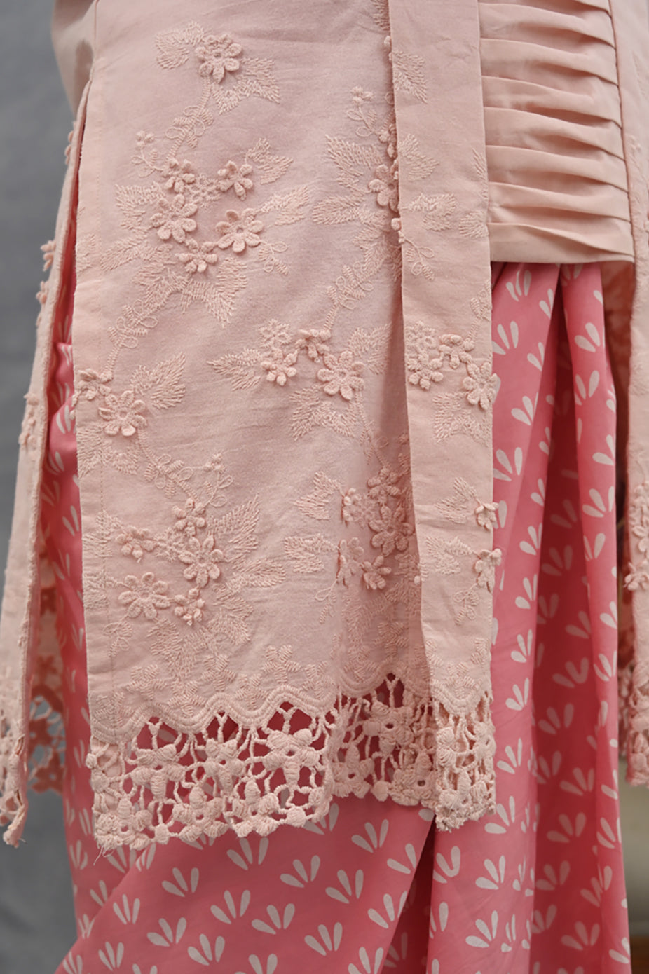 Kebaya Aling Short Basic Pink T4050