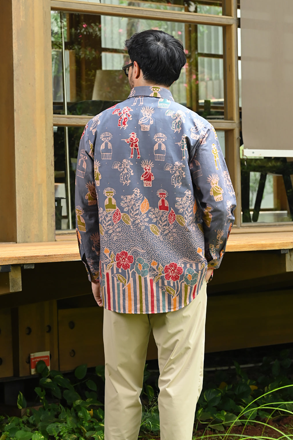 Betawi Grey Long L0153