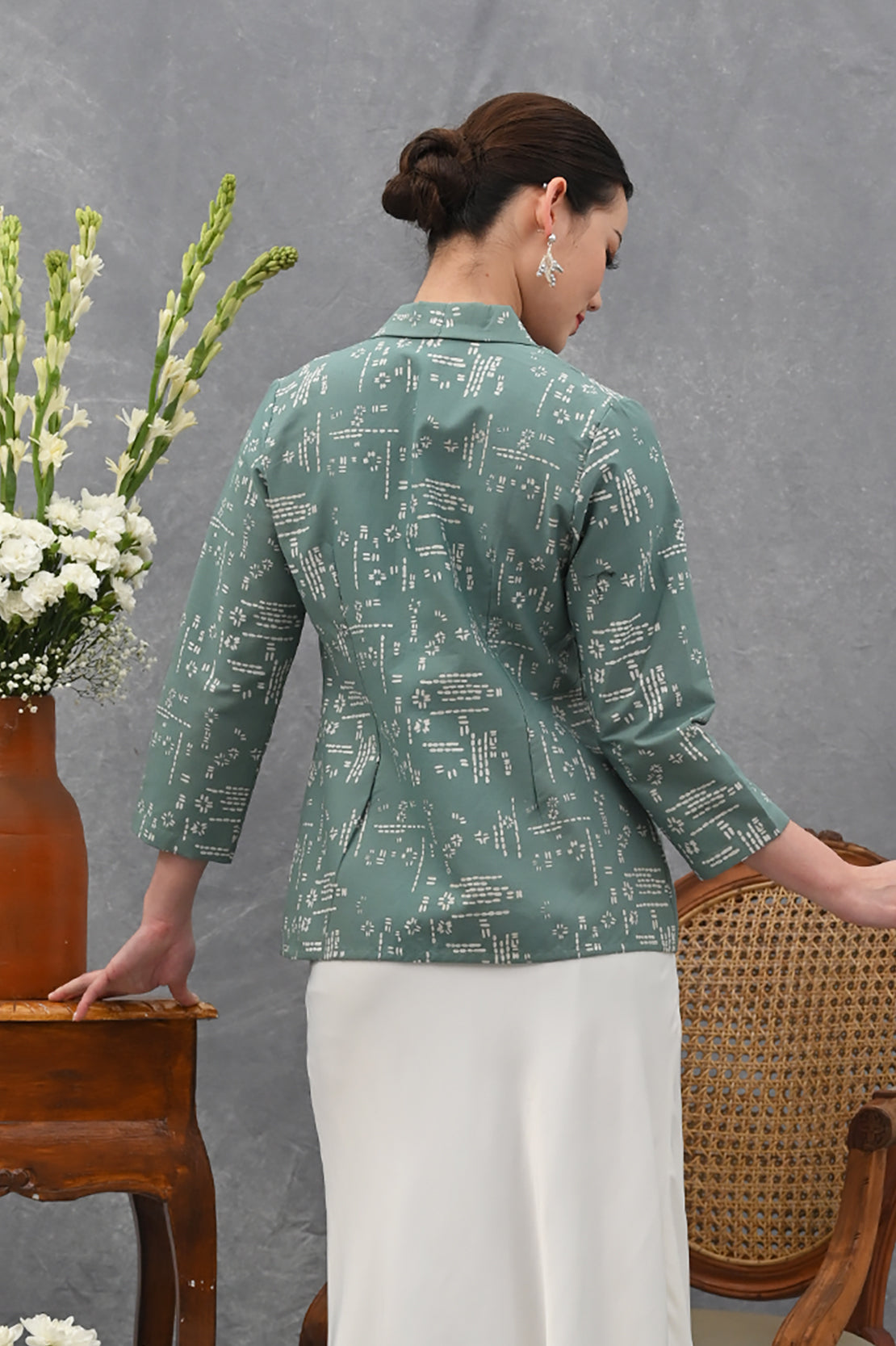 Kebaya Garut Long Green T4015