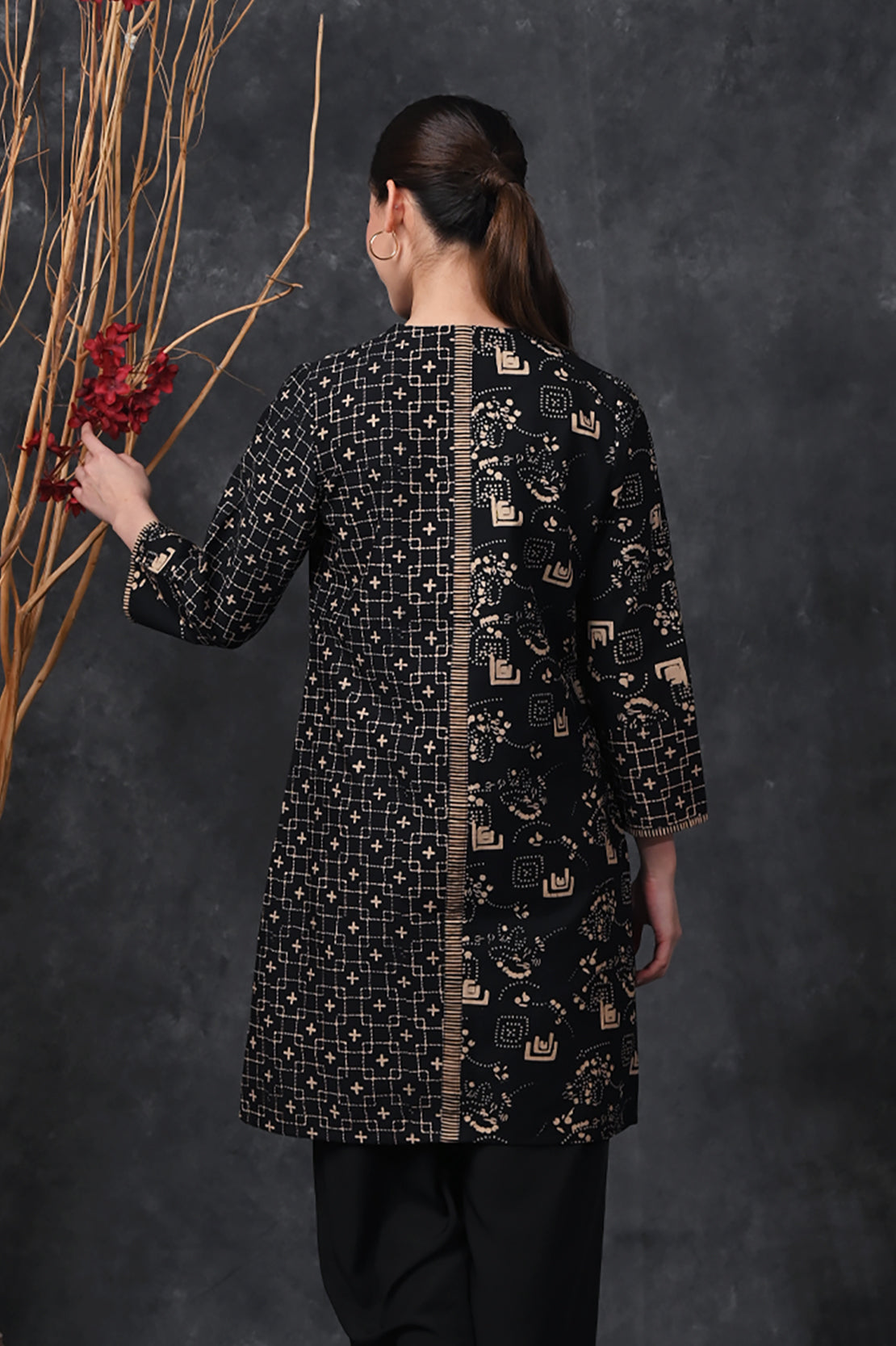 Dress Mixmatch Garut Cemani D0558