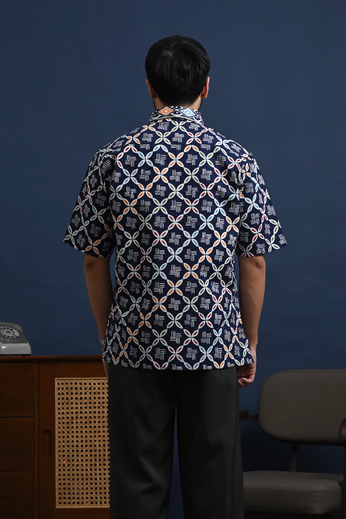 Banara Wonogiren Blue Short M0284