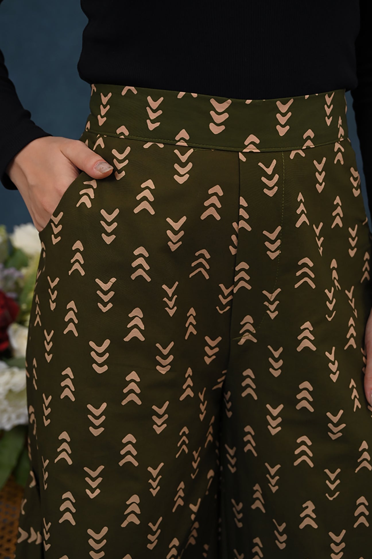 Coral Pants Garut Green P0384