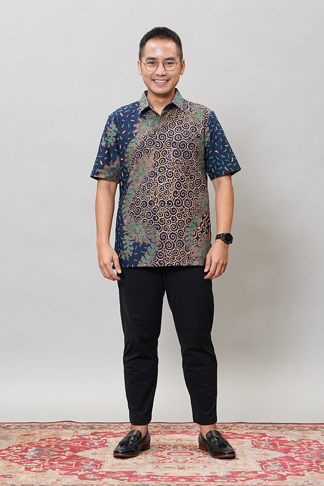 Blueish Short Sleeve M0199