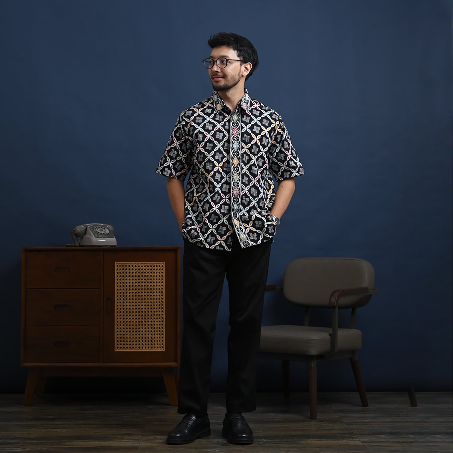 Banara Wonogiren Black Short M0285