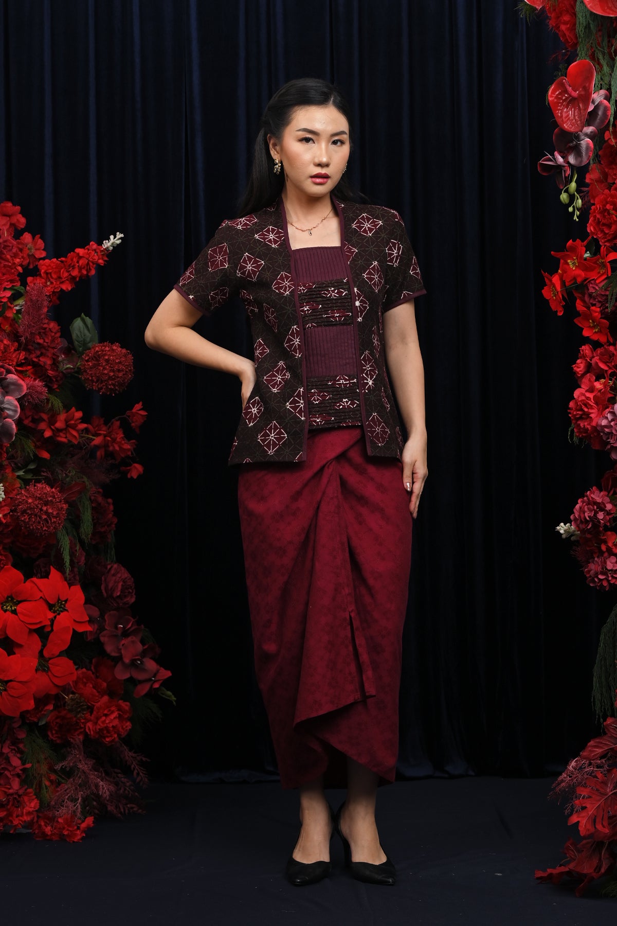 Kebaya Lipit Dobi Cirebon T4994