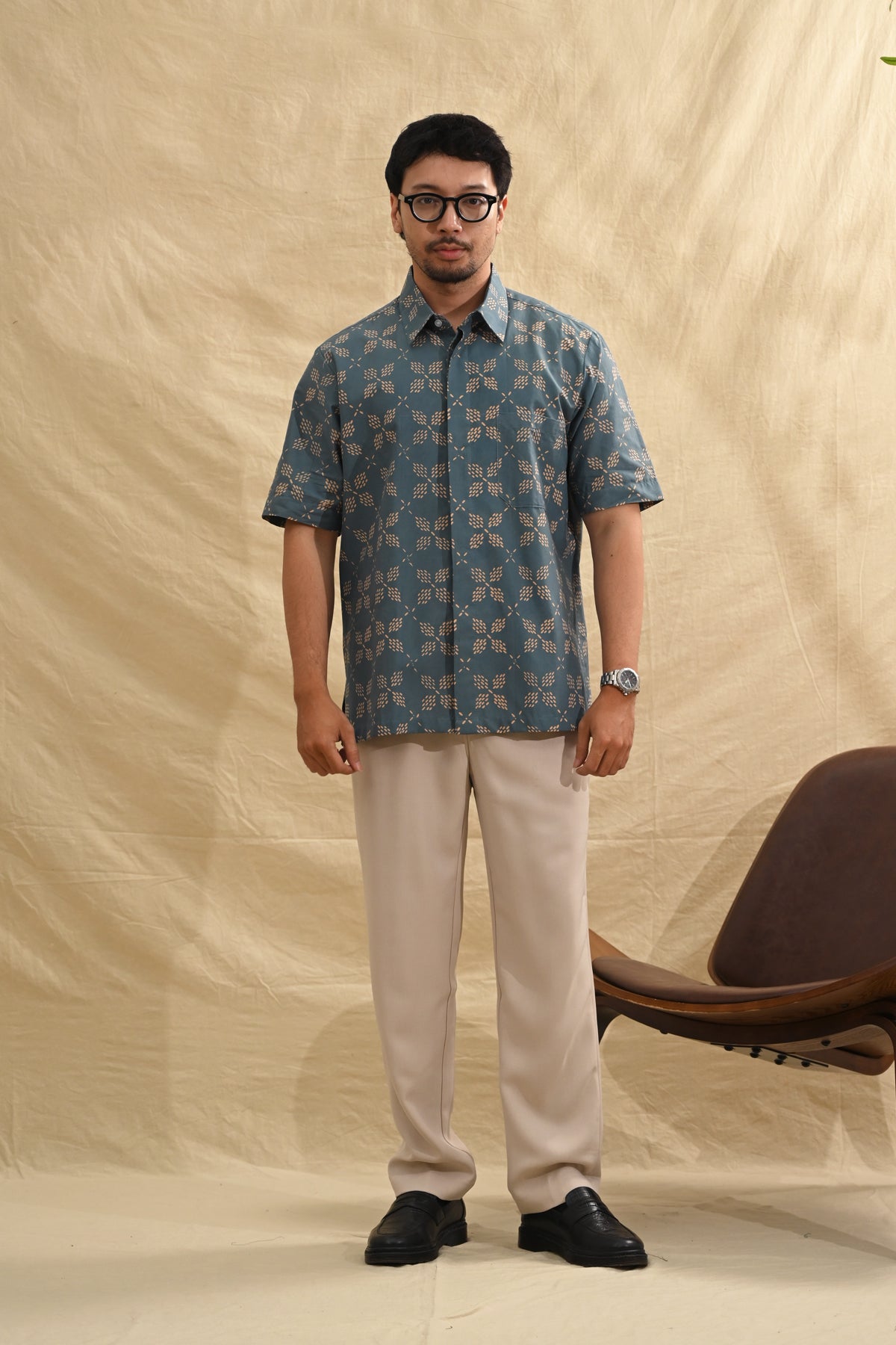 Kawung Harmoni Teal M0354