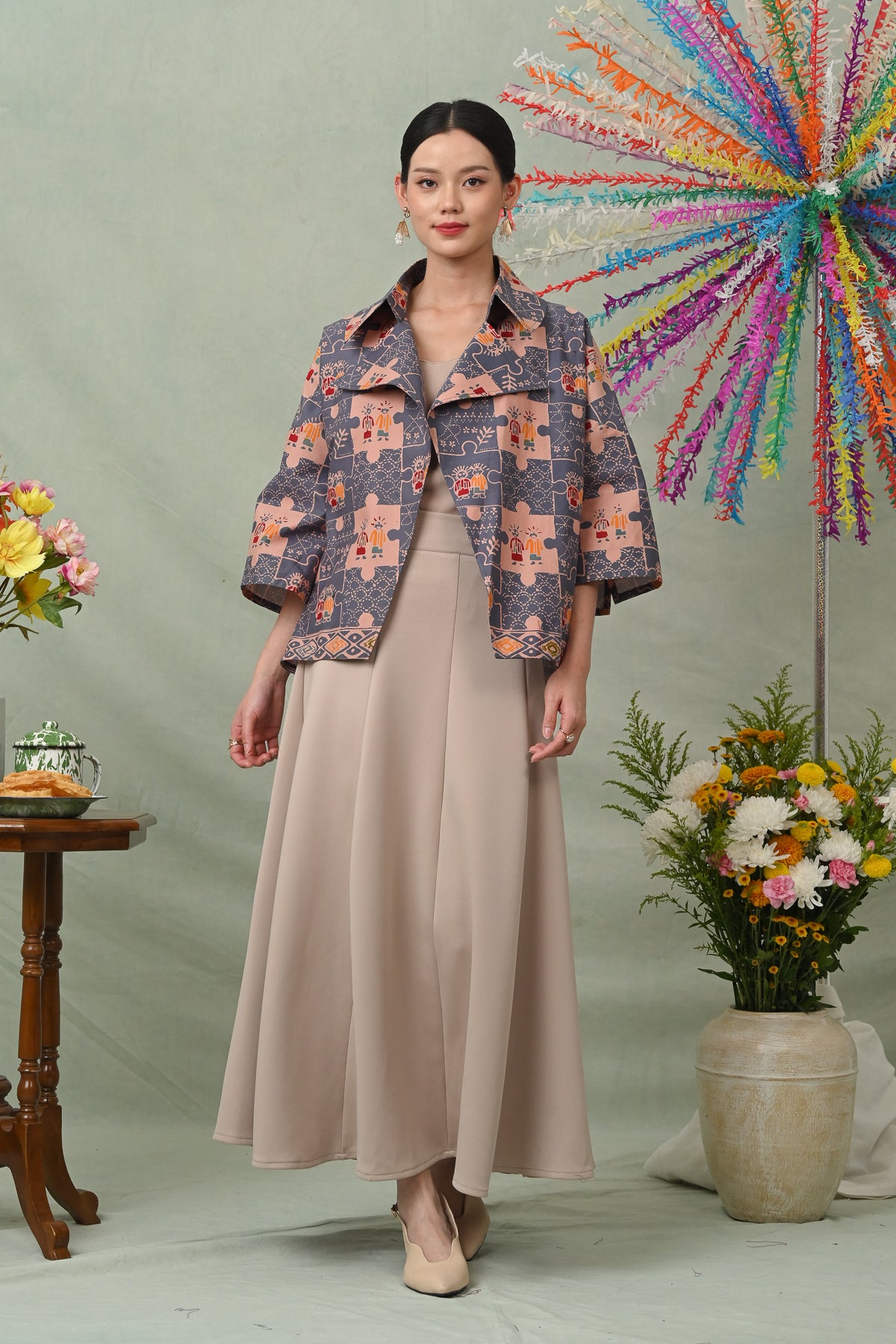 Olga Wonogiren Betawi Grey T5828