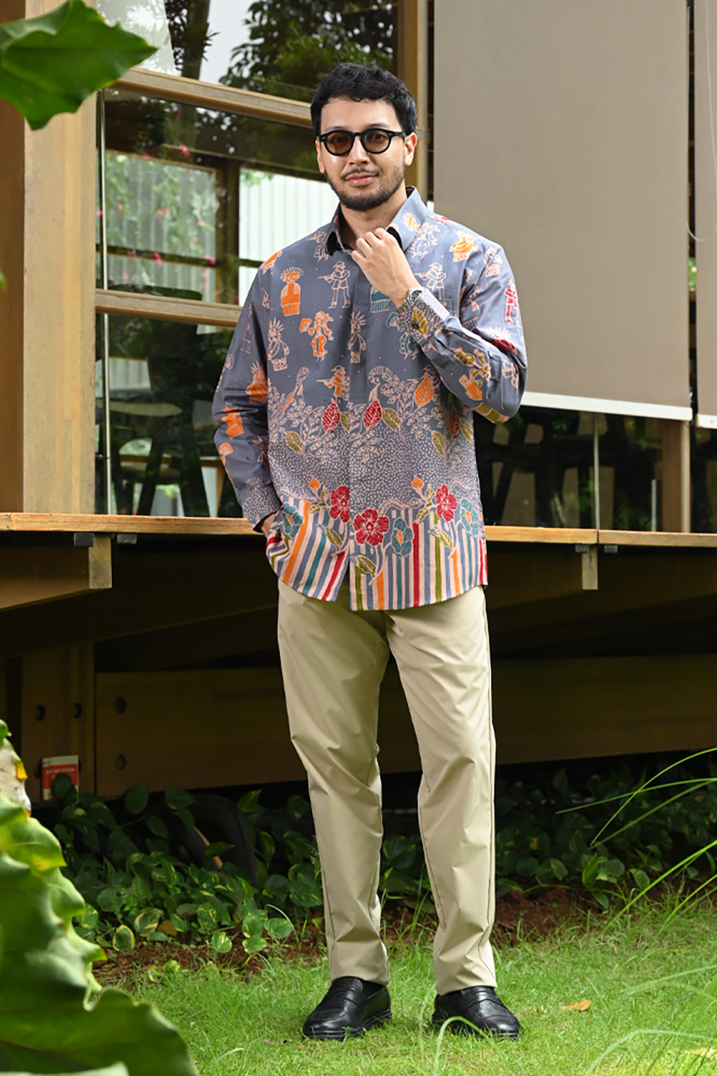 Betawi Grey Long L0153