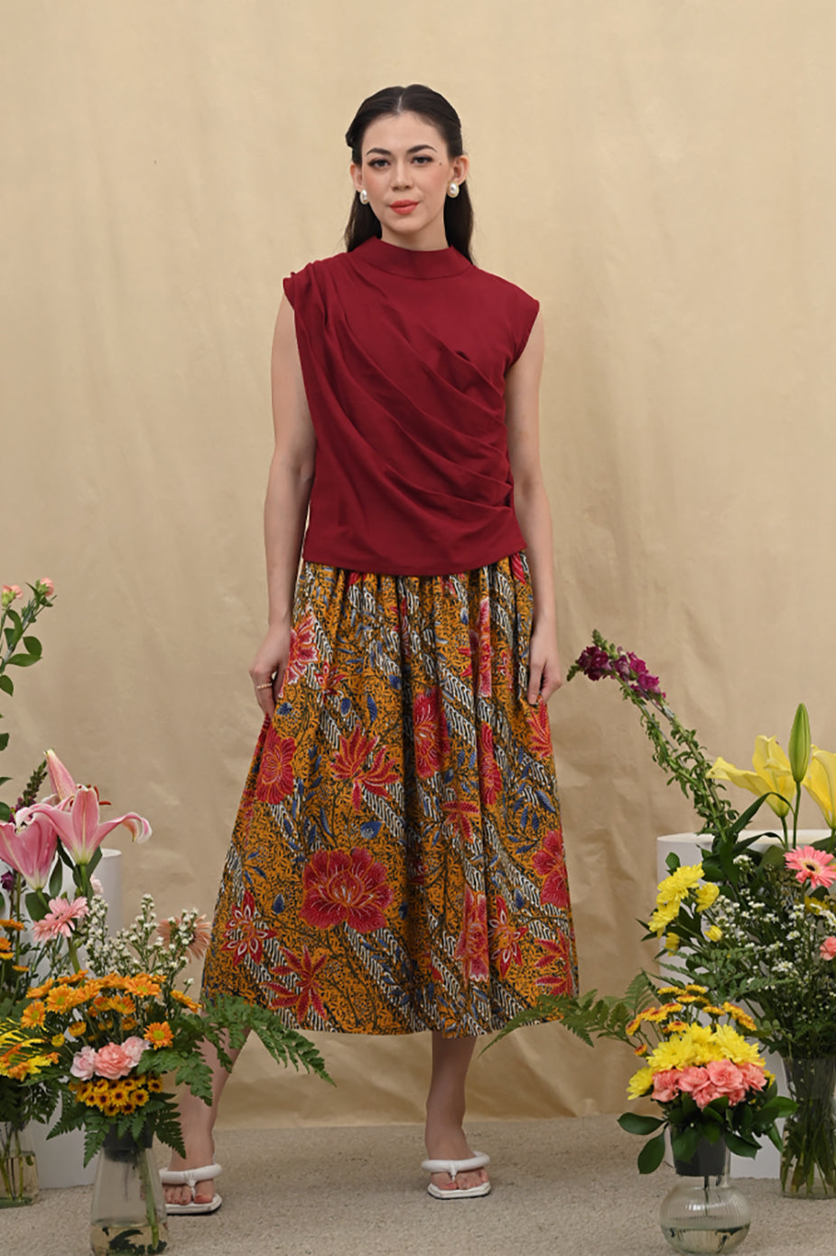 Keke Skirt Encim Yellow P0301