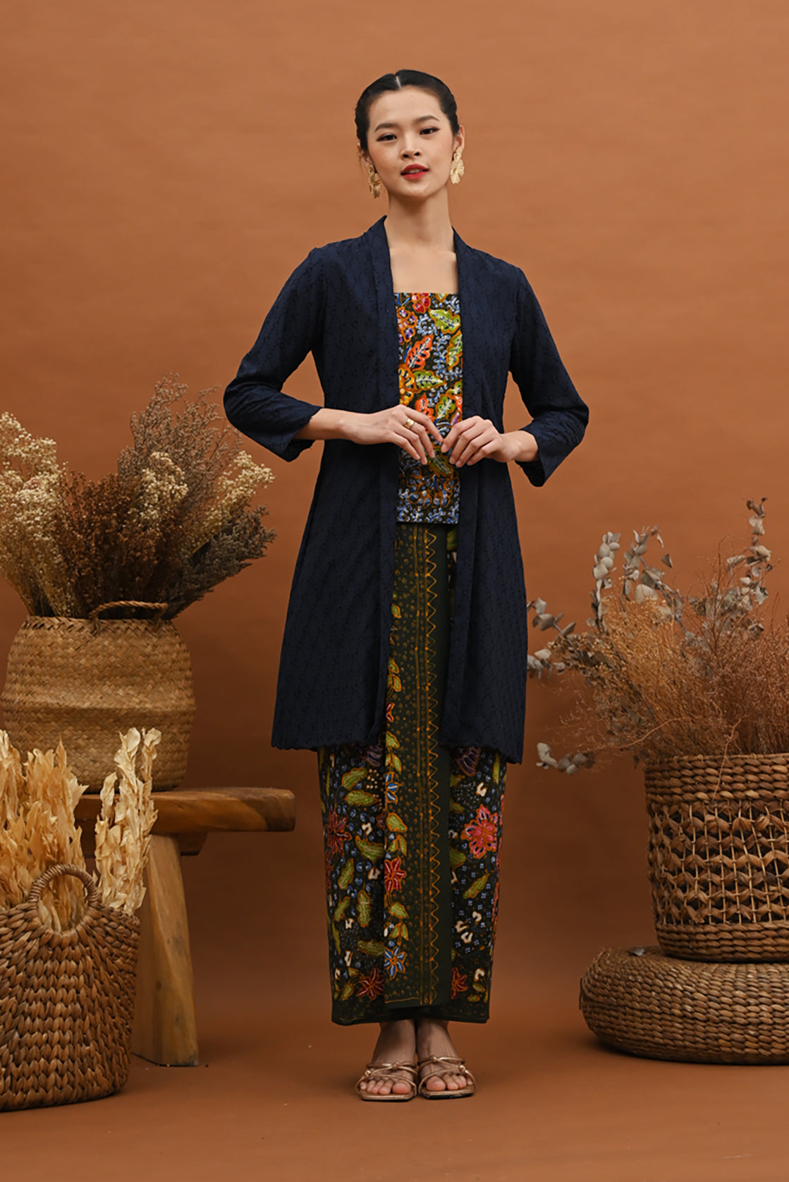 Tunik Kartini Blue Lasem T2855