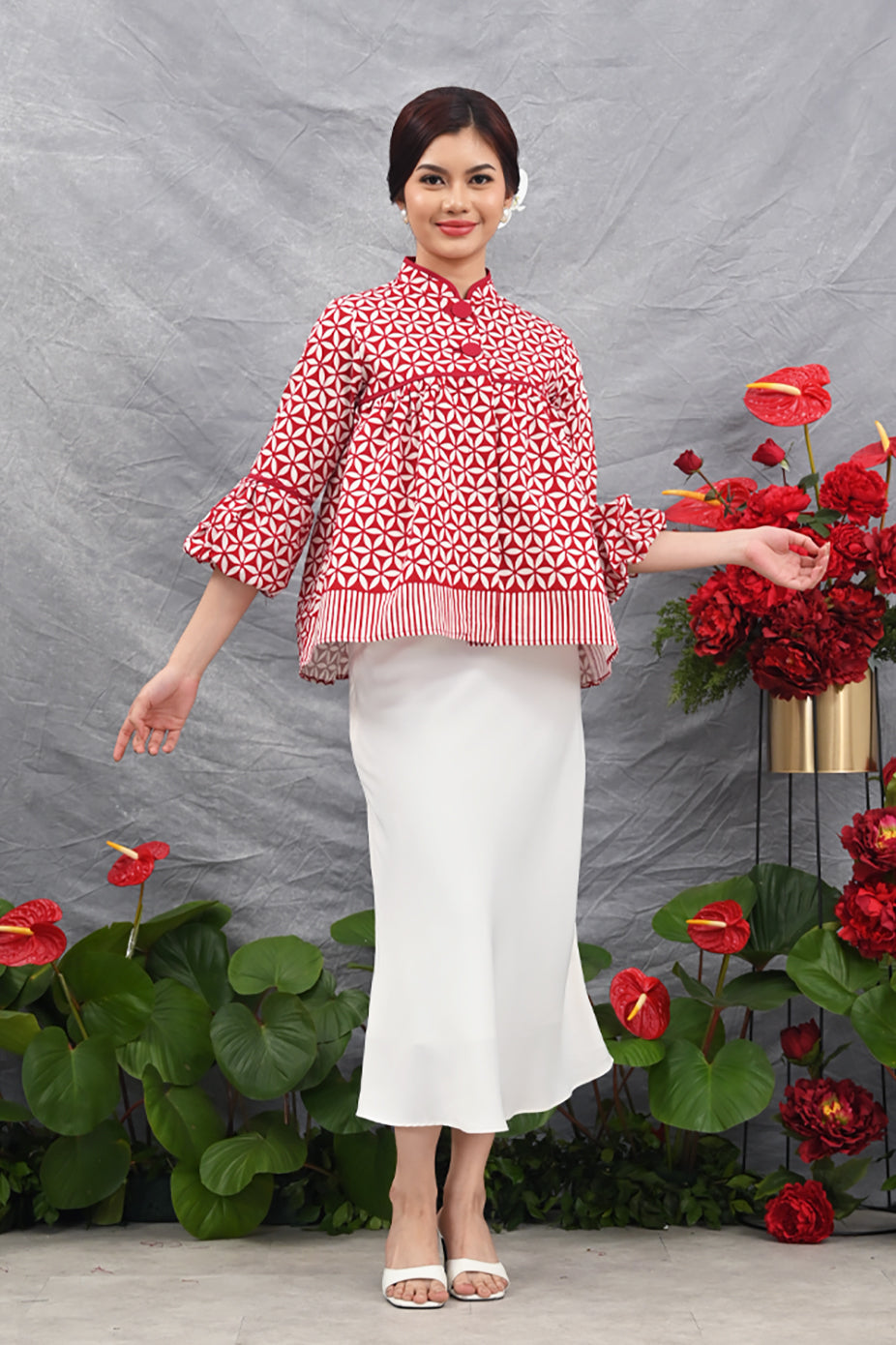 Kiyomi Garut Merah Putih T4504