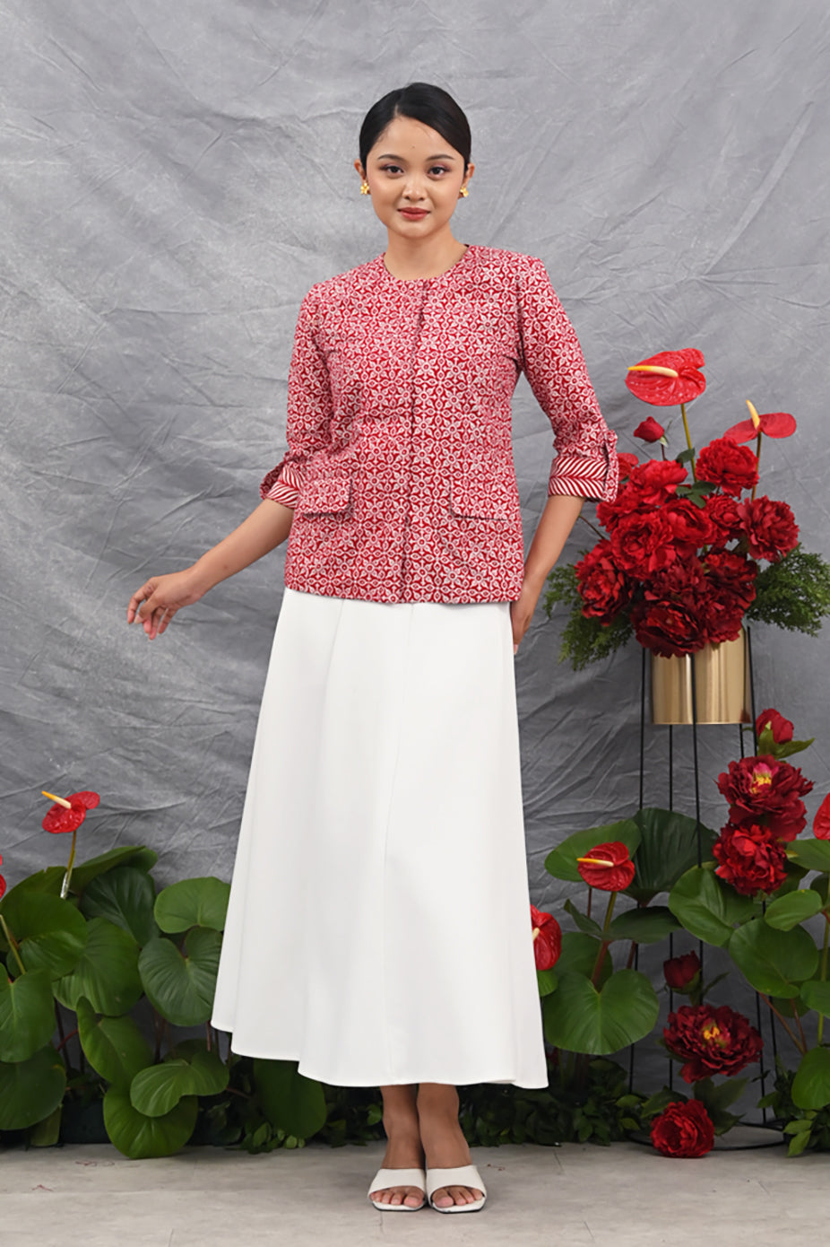 Livia Garut Merah Putih T4485