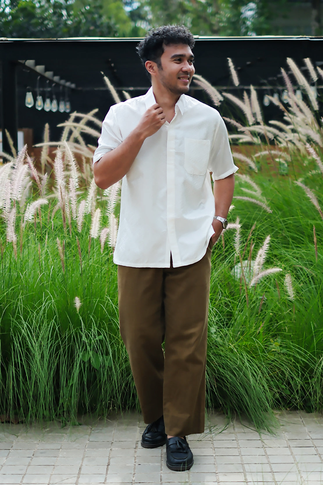 Rayya Short White M0296