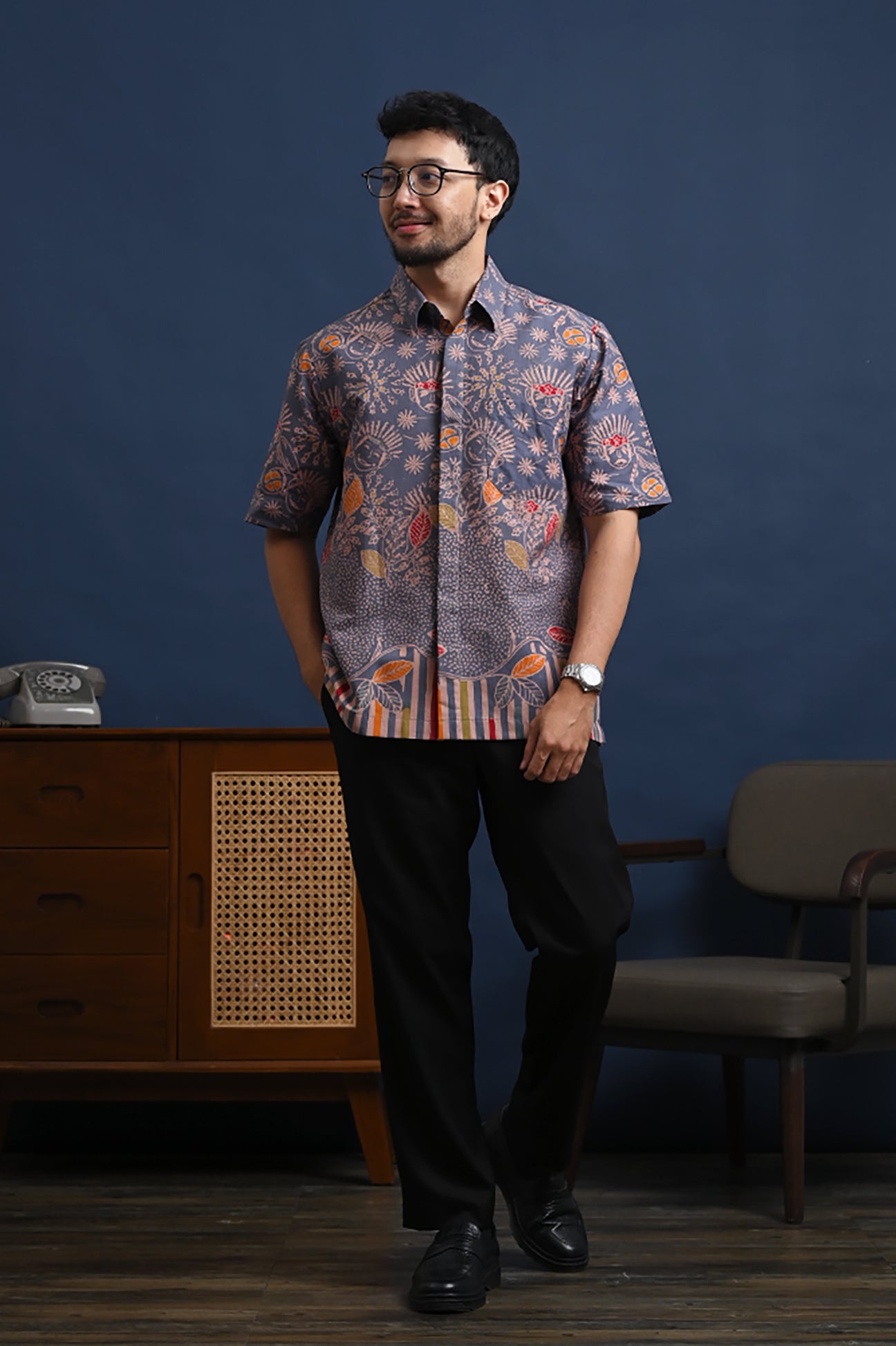 Betawi Grey Short M0306