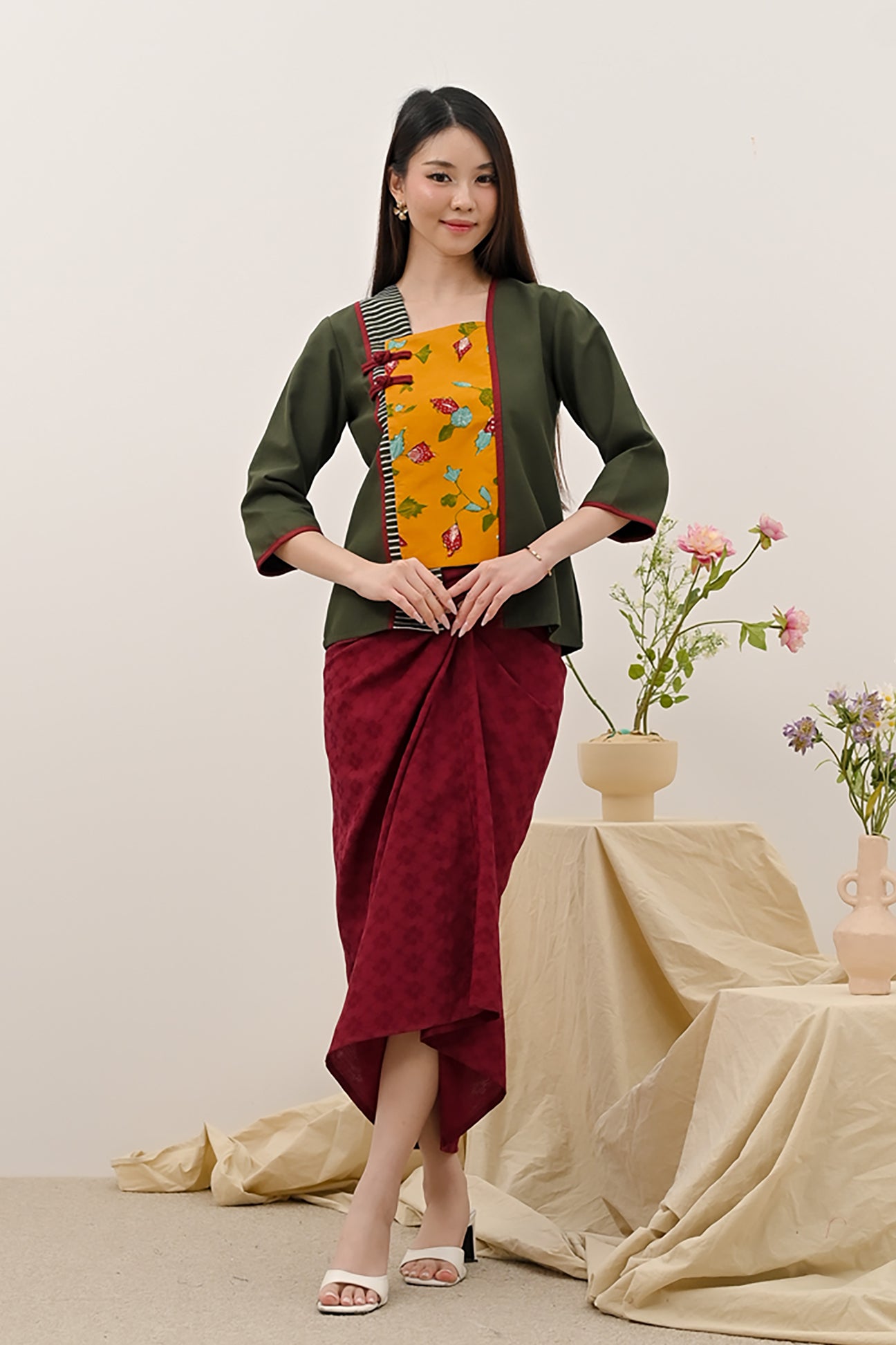 Kebaya Dwika Tulis Betawi T4242