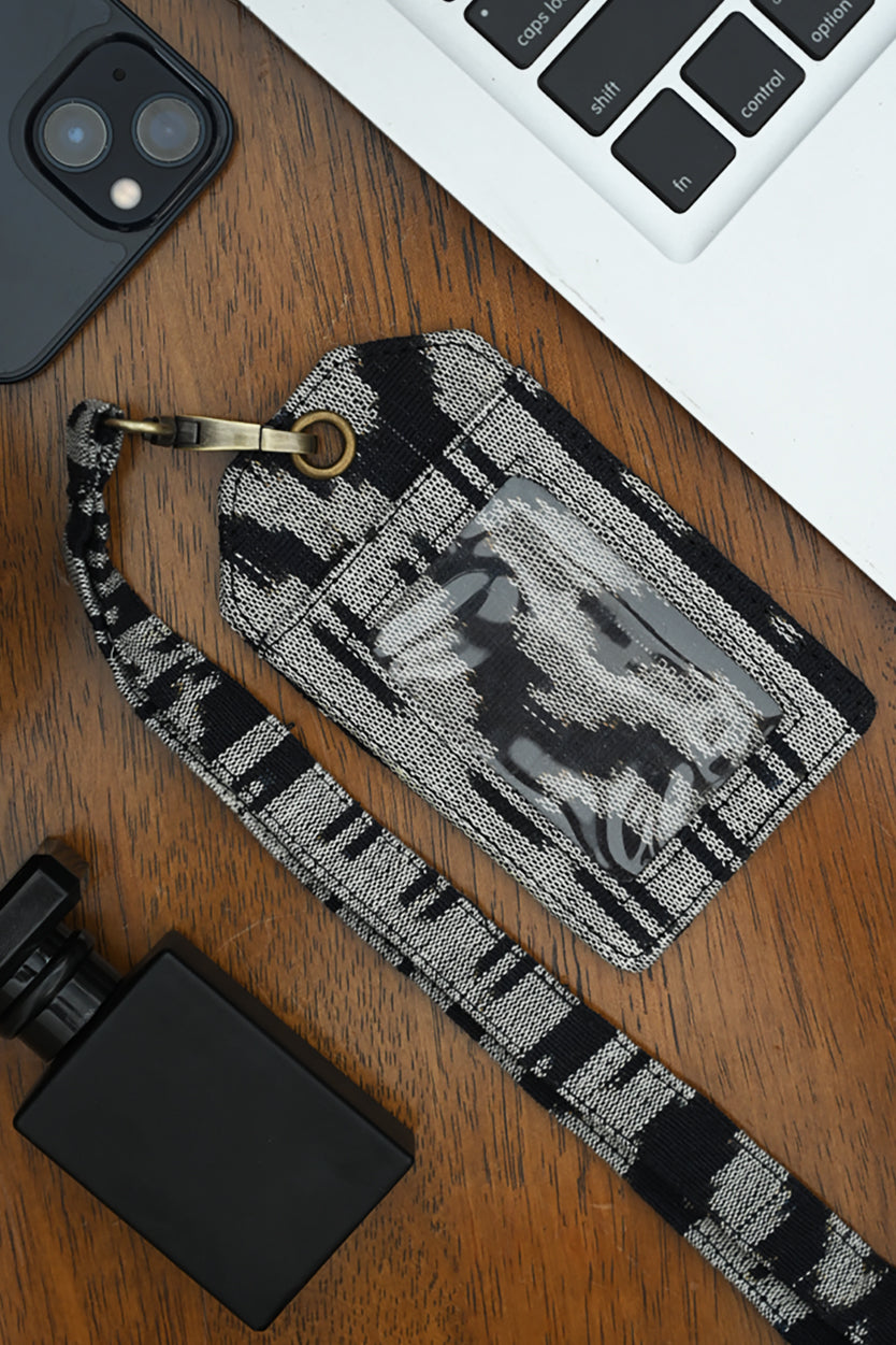 Lanyard Tenun Grey A0055