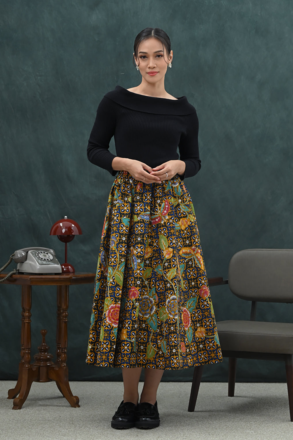 Keke Skirt Encim Blue P0373