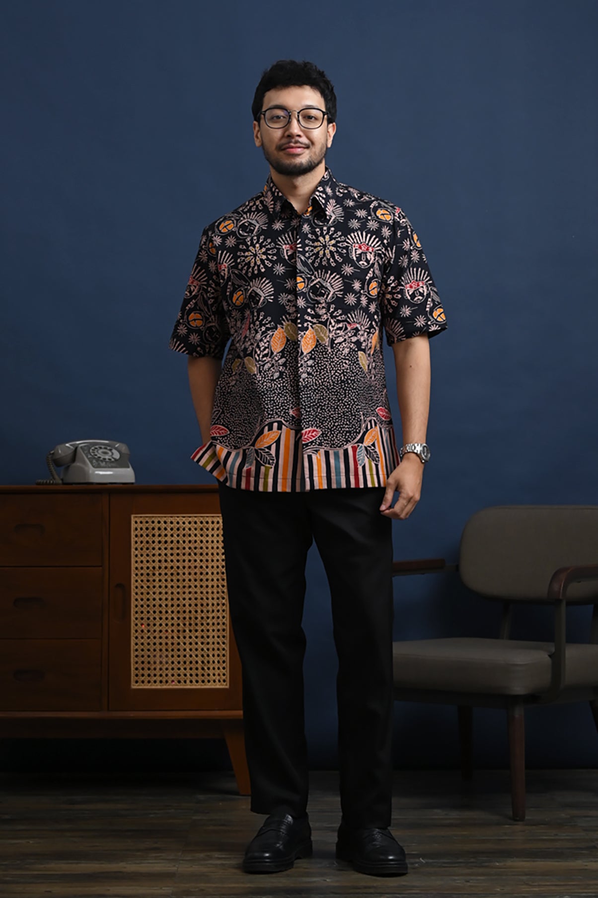 Betawi Black Short M0304