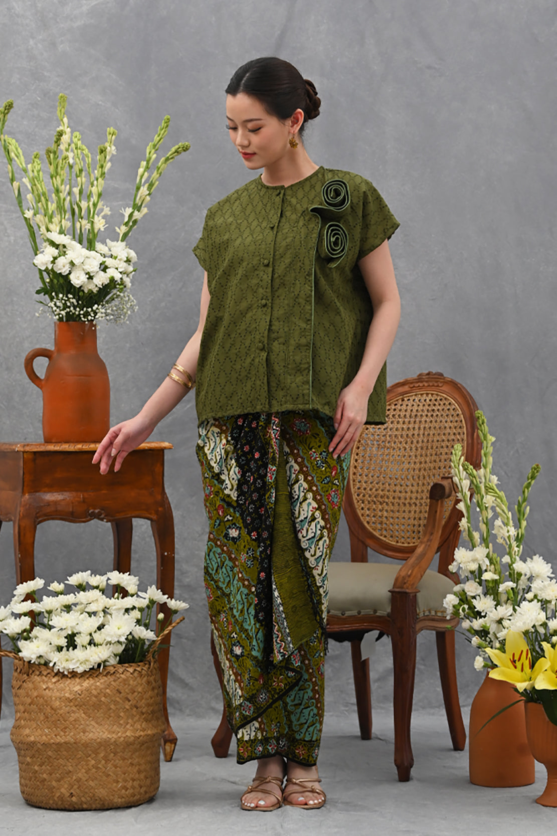 Rose Basic Green T4039