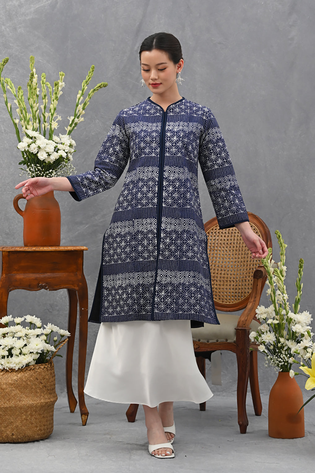 Ayala Tunik Garut Blue T4020