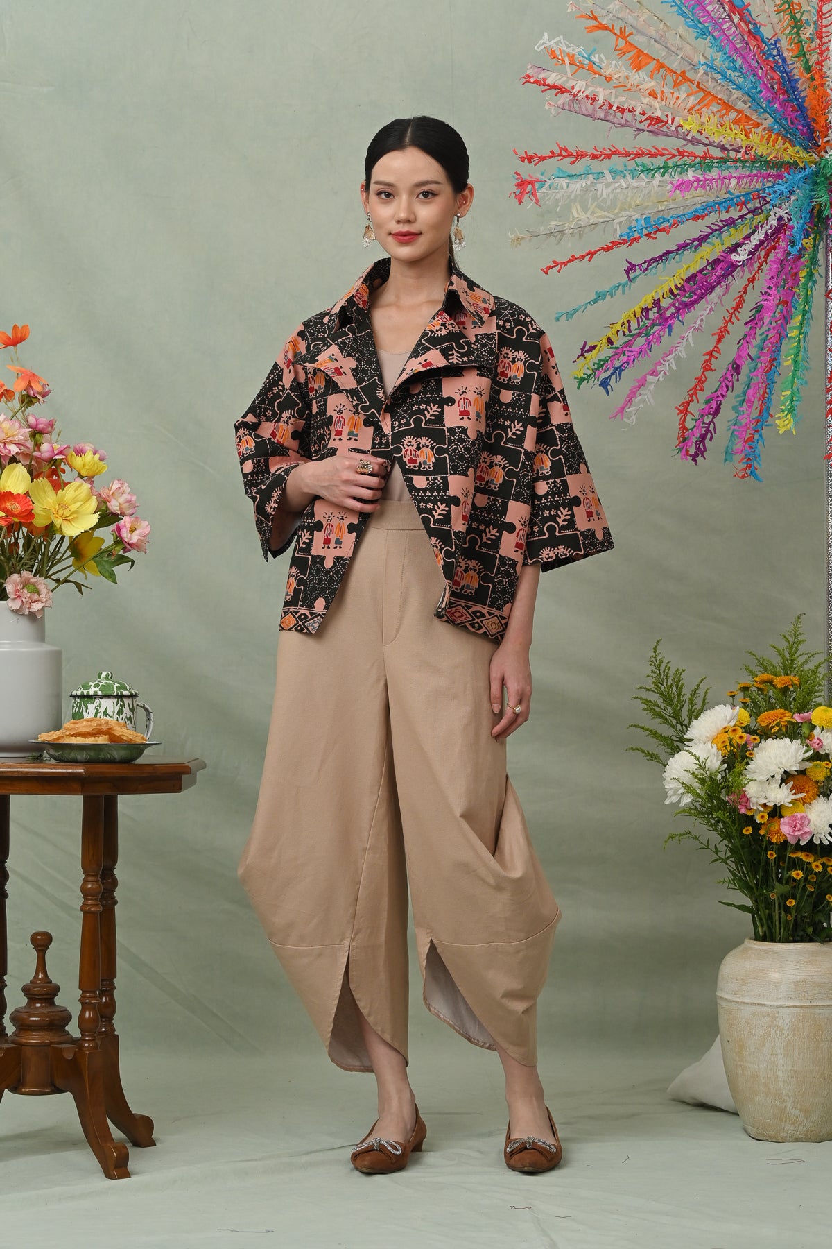 Olga Wonogiren Betawi Black T5838