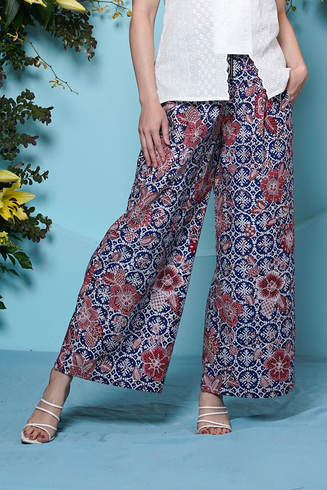 Ritza Blue Jlamprang P0167