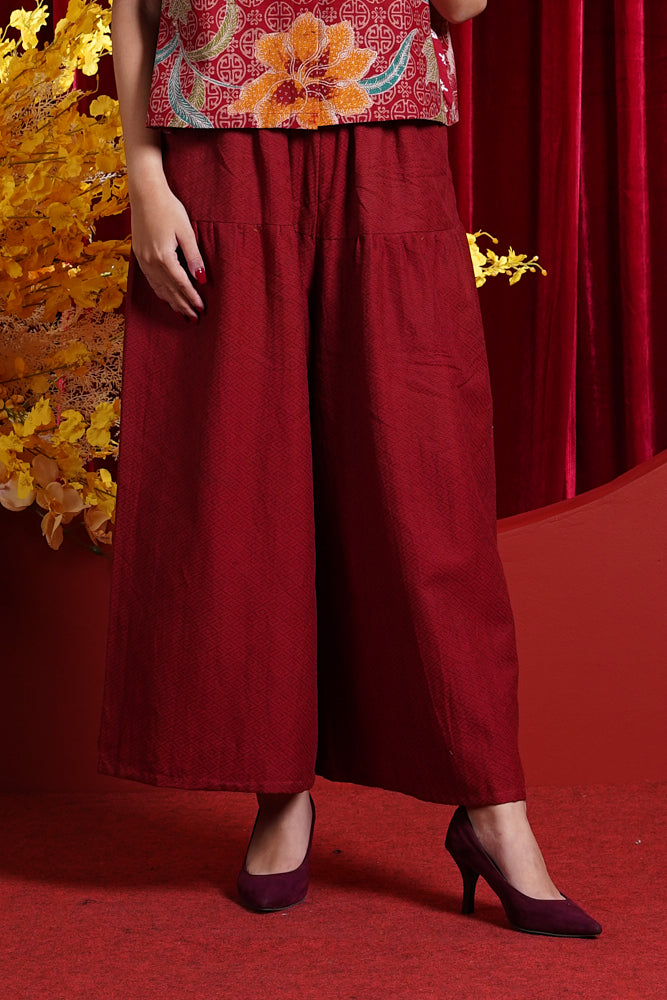 Eliane Pants CNY Red P0192